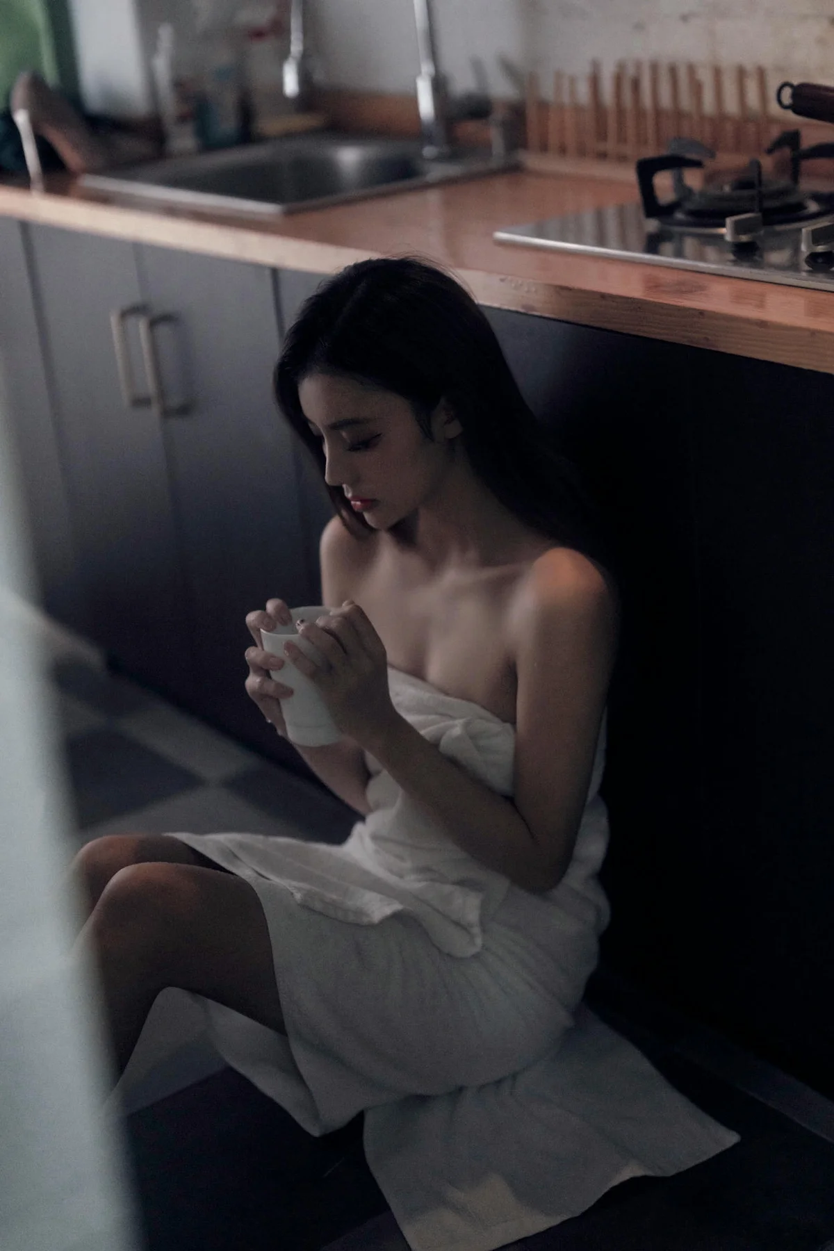 XiuRen 秀人 No.N144 加朵浴巾香肩私家厨房 - 88