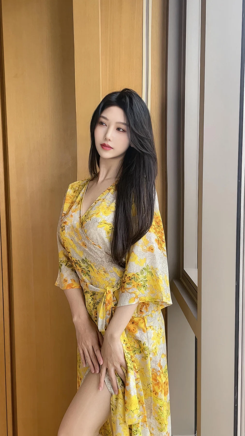 XiuRen 秀人 No.N156 利世黄色美裙诱惑肉丝 - 116