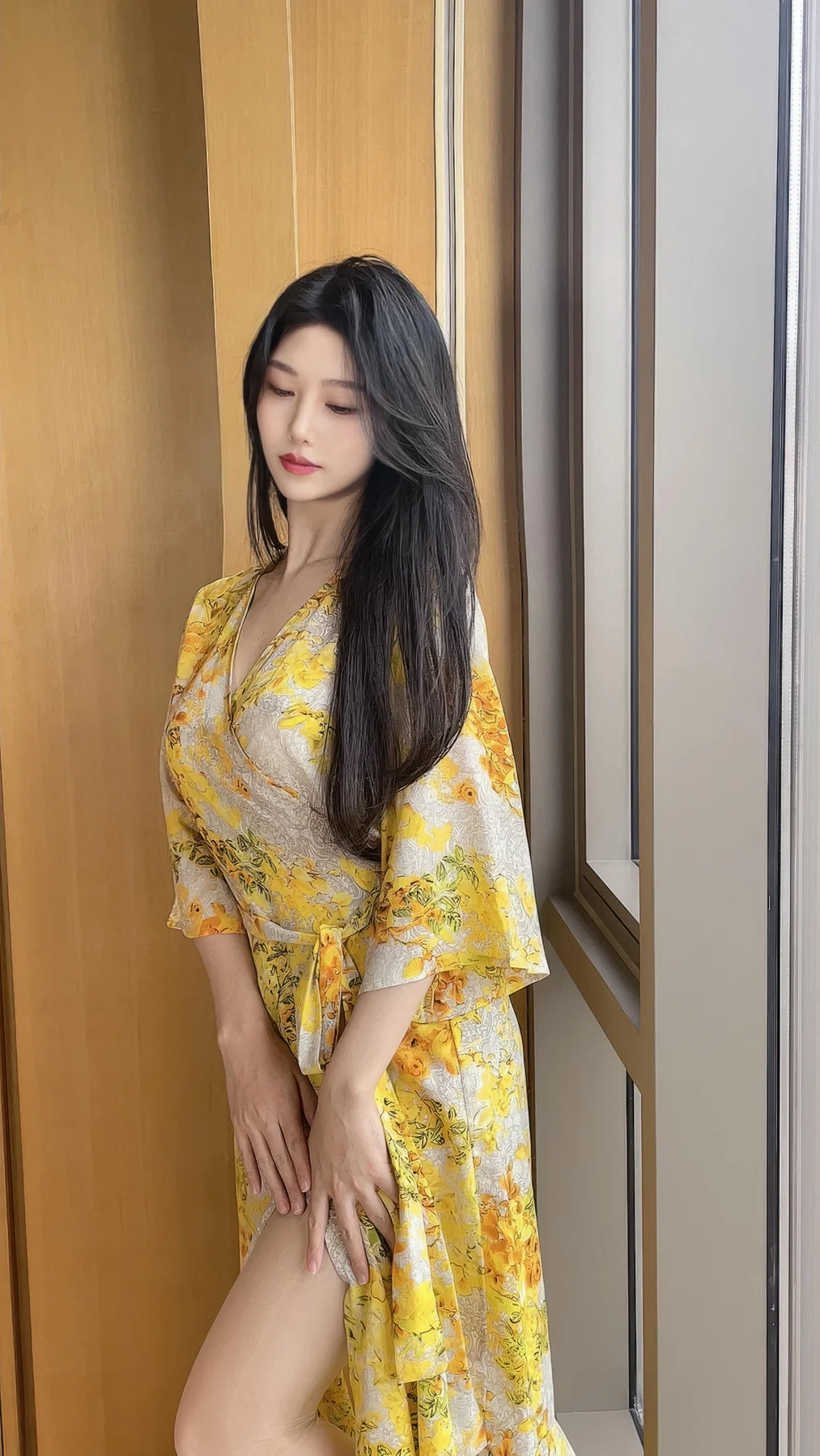 XiuRen 秀人 No.N156 利世黄色美裙诱惑肉丝 - 117