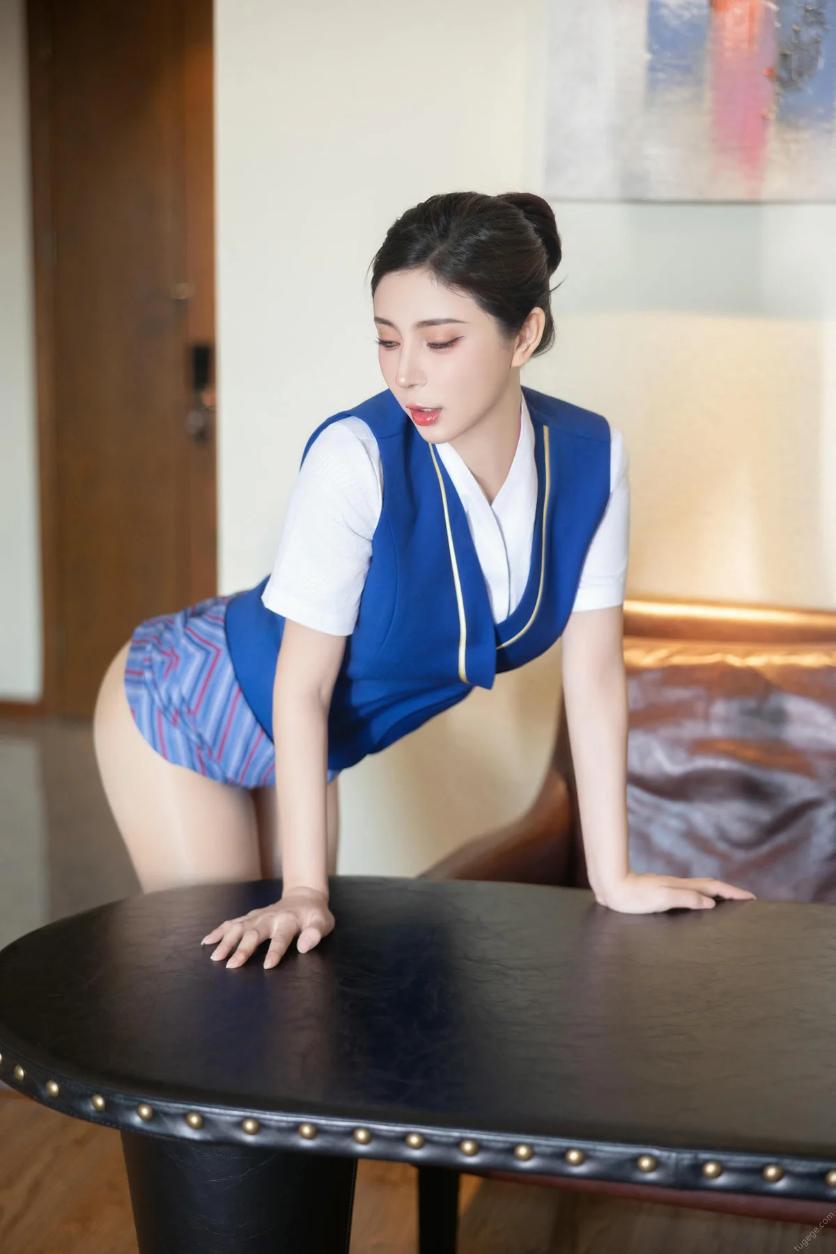 XiuRen 秀人 No.N160 小蛮妖空姐制服肉丝 - 14
