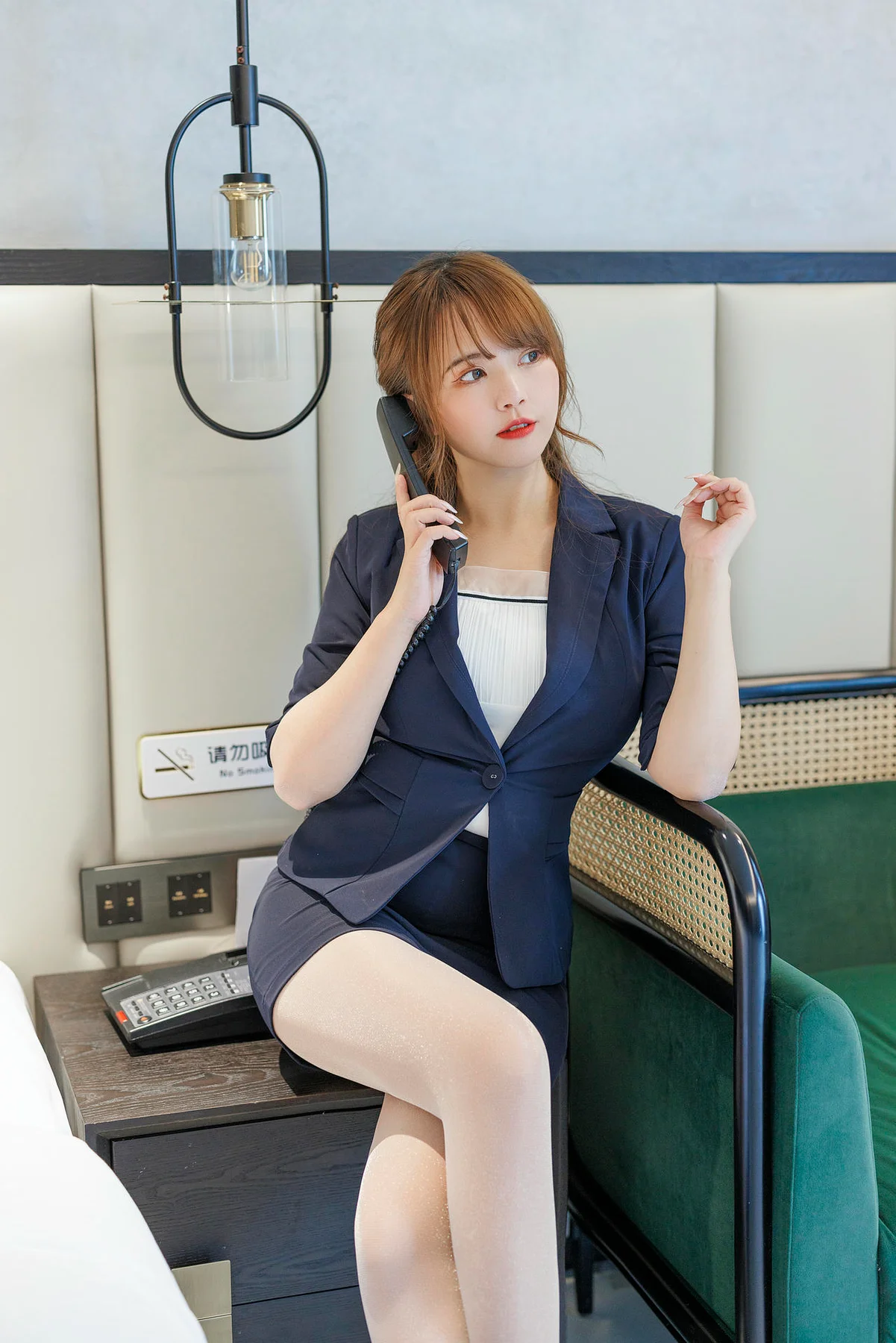 XiuRen 秀人 No.N165 张思允Nice制服ol办公 - 23
