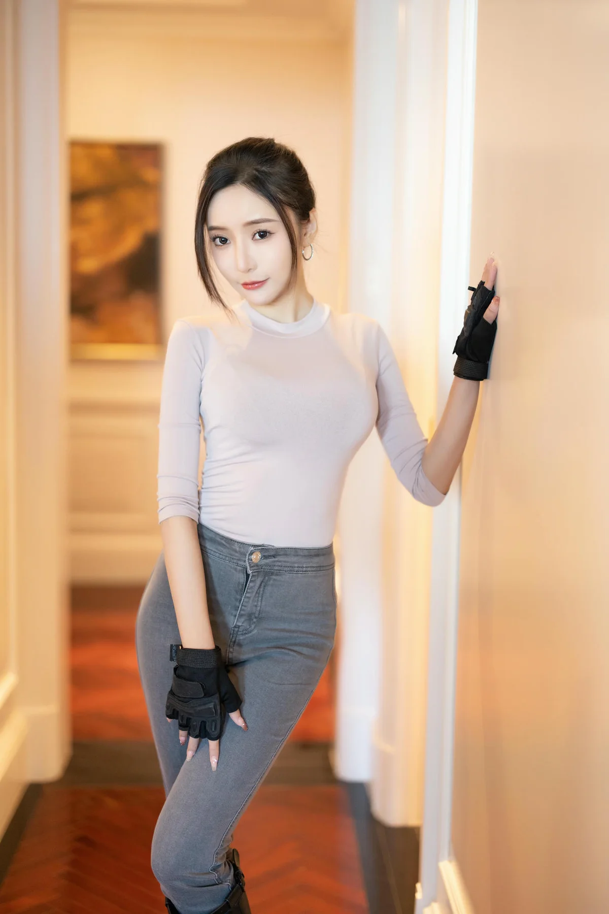 XiuRen 秀人 No.N184 王馨瑶钓鱼主题紧身牛仔裤 - 23