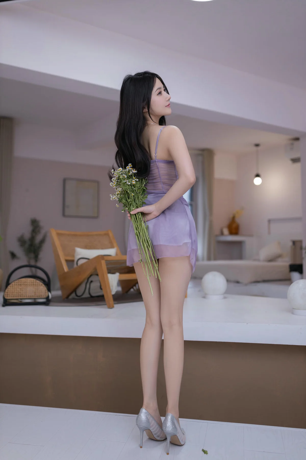 XiuRen 秀人 No.N186 鱼子酱Fish紫色纱裙美图 - 66