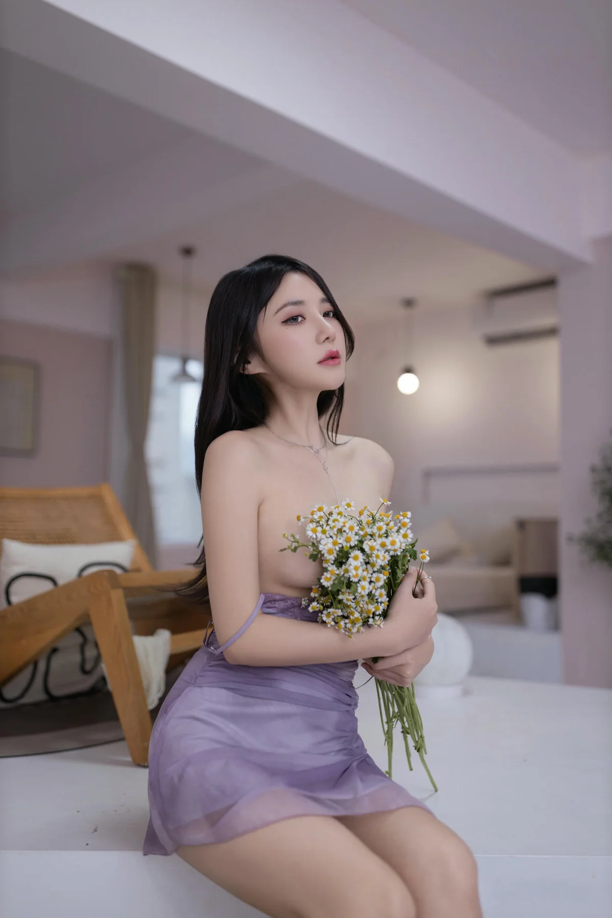 XiuRen 秀人 No.N186 鱼子酱Fish紫色纱裙美图 - 75