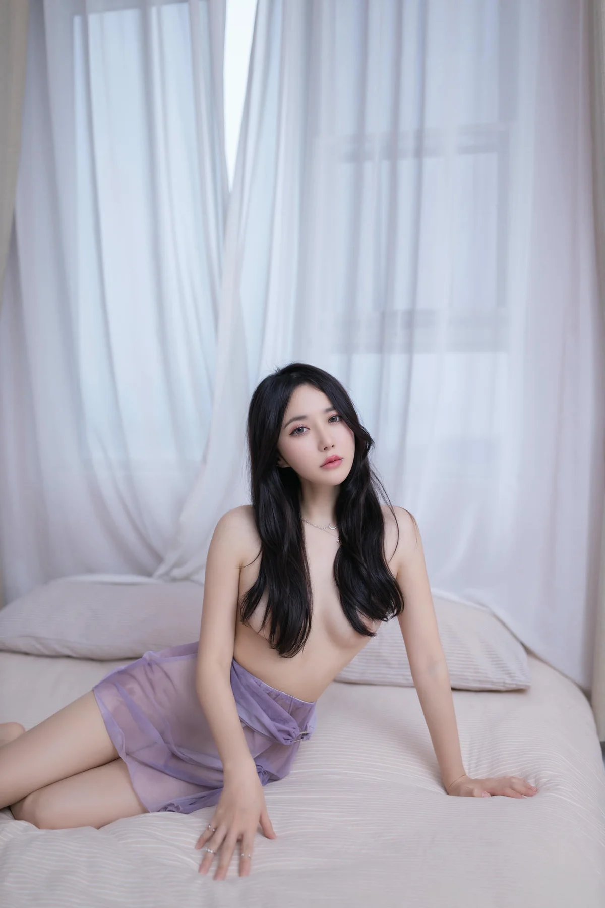 XiuRen 秀人 No.N186 鱼子酱Fish紫色纱裙美图 - 108