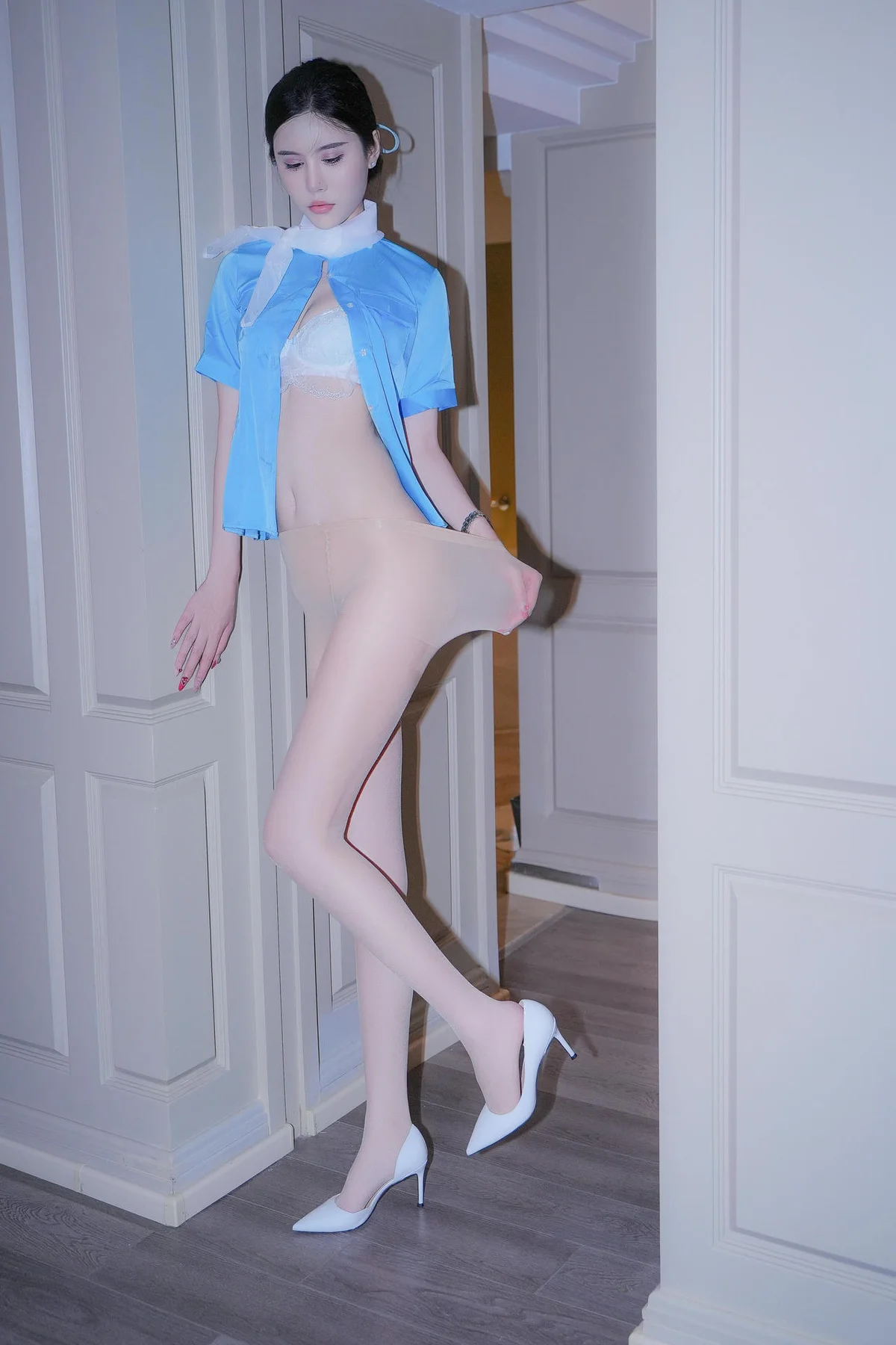 XiuRen 秀人 No.N204 晚苏susu空姐制服套图 - 86