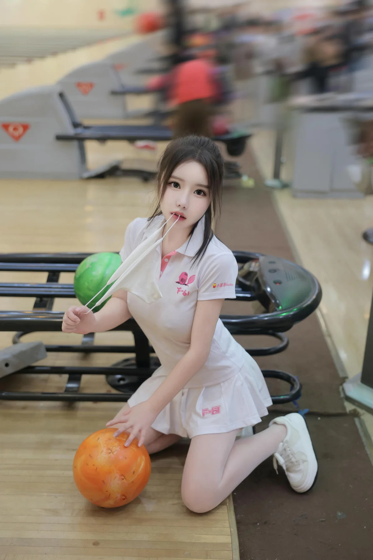 XiuRen 秀人 No.N207 小薯条nienie保龄球主题制服 - 28