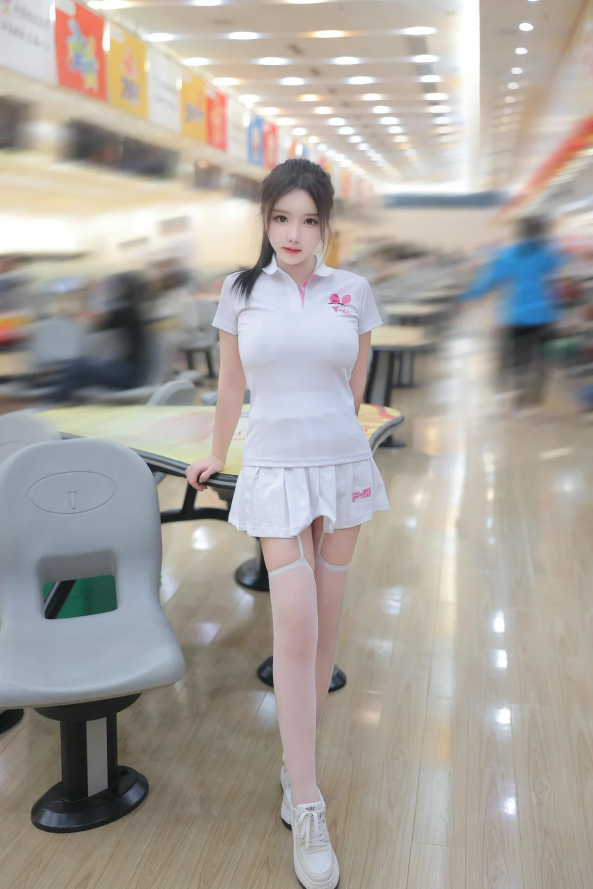 XiuRen 秀人 No.N207 小薯条nienie保龄球主题制服 - 39