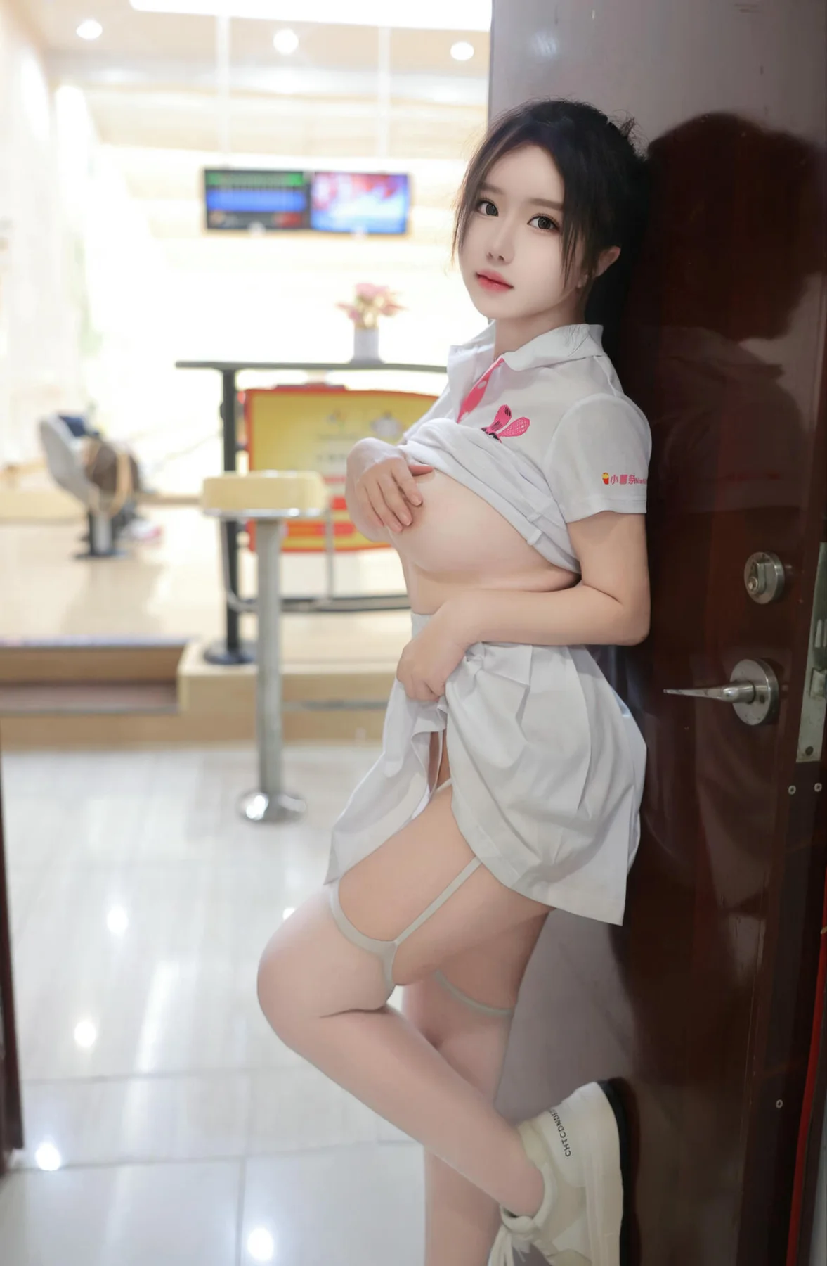 XiuRen 秀人 No.N207 小薯条nienie保龄球主题制服 - 41