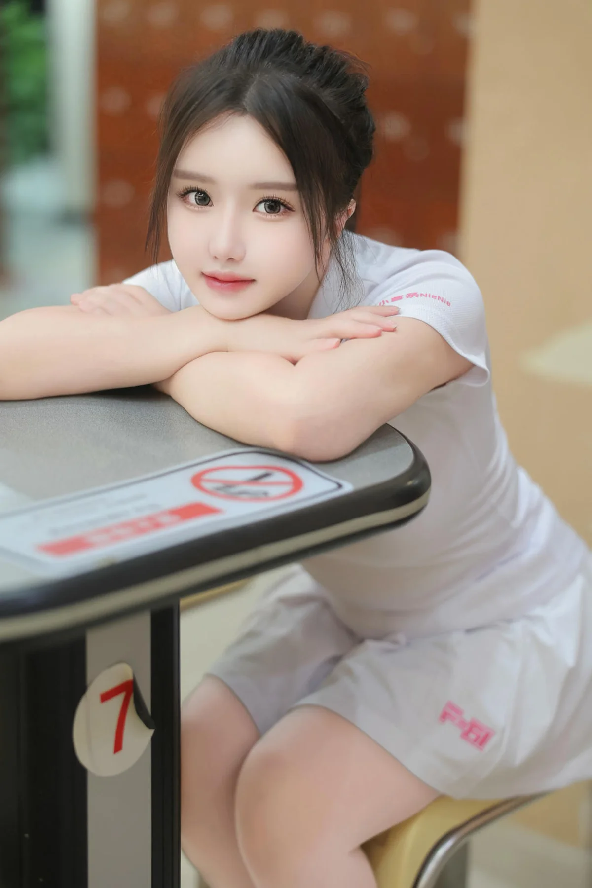 XiuRen 秀人 No.N207 小薯条nienie保龄球主题制服 - 50