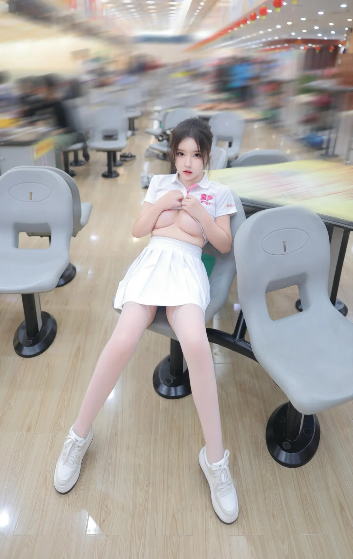 XiuRen 秀人 No.N207 小薯条nienie保龄球主题制服 - 54