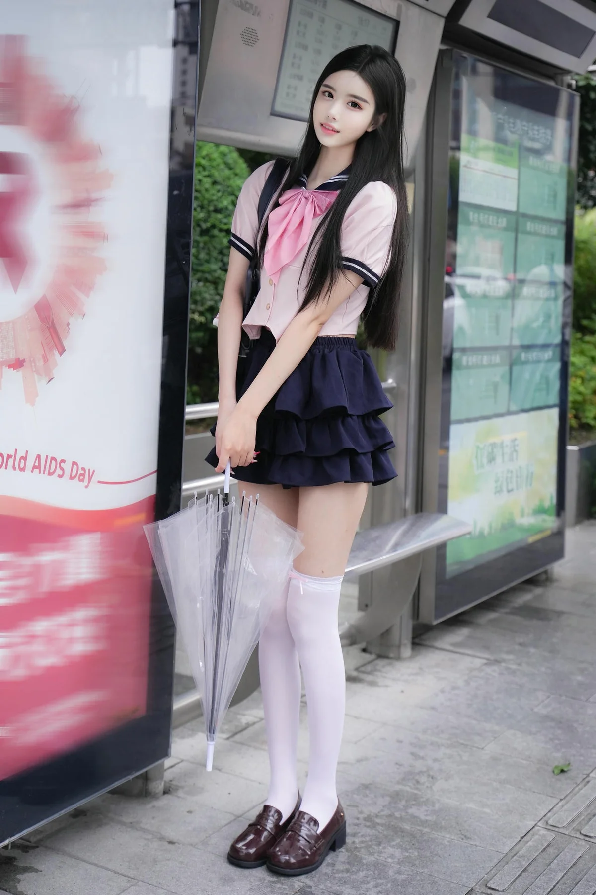 XiuRen 秀人 No.N219 晚苏susu短裙jk双人制服 - 11