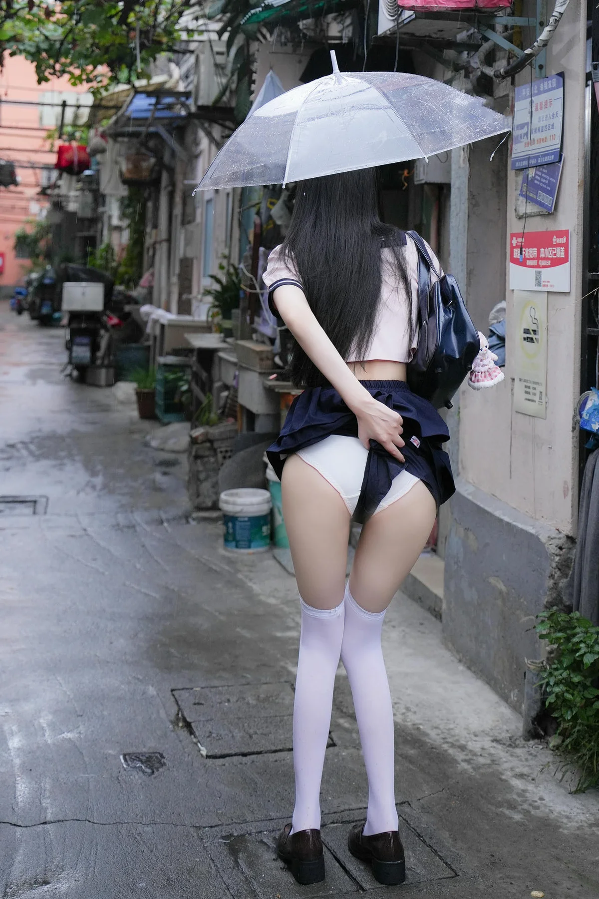 XiuRen 秀人 No.N219 晚苏susu短裙jk双人制服 - 48