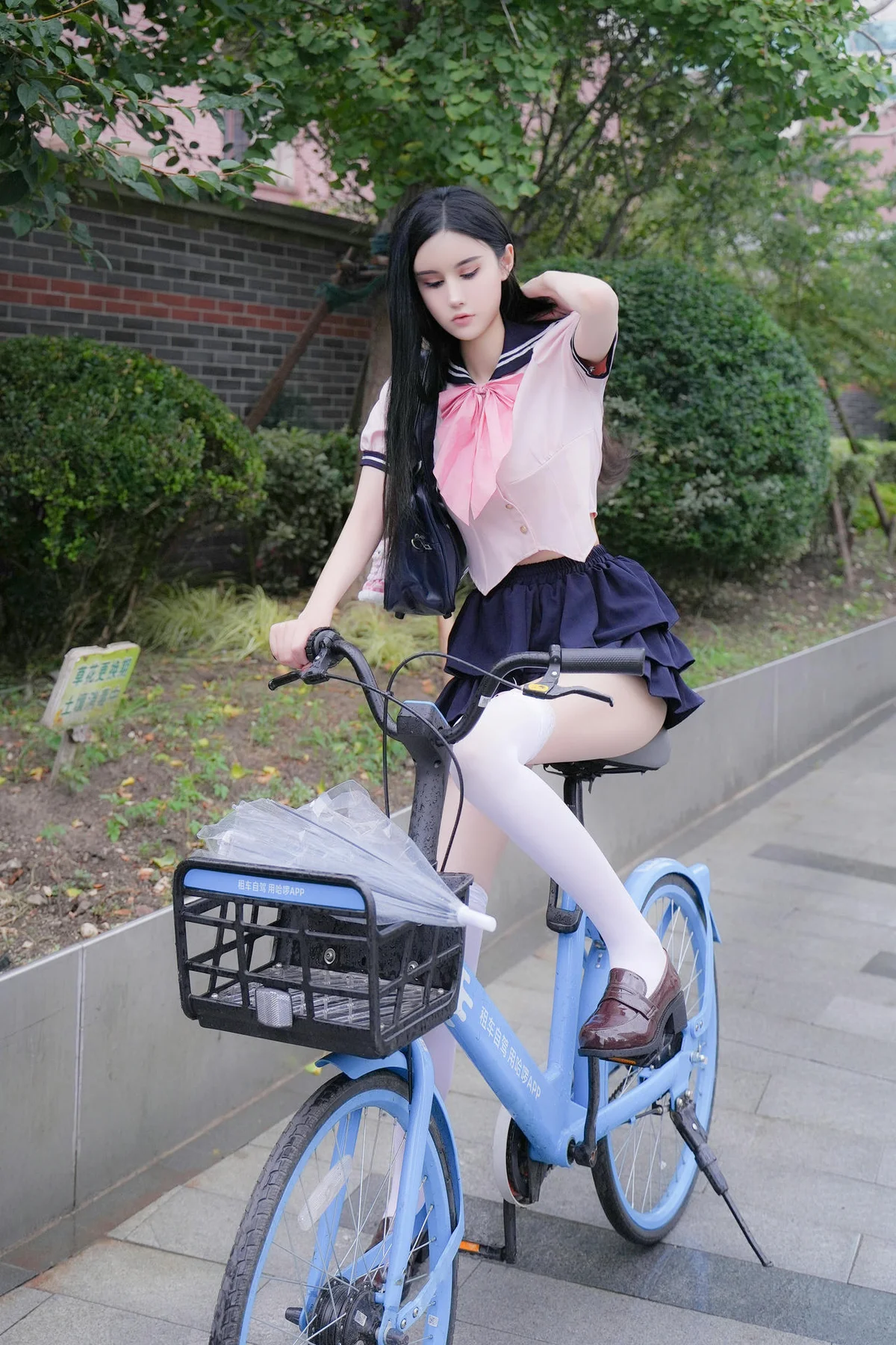 XiuRen 秀人 No.N219 晚苏susu短裙jk双人制服 - 65