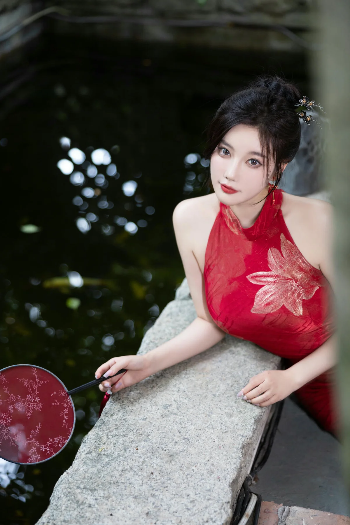 XiuRen 秀人 No.N226 杨晨晨女神性感红色旗袍 - 29