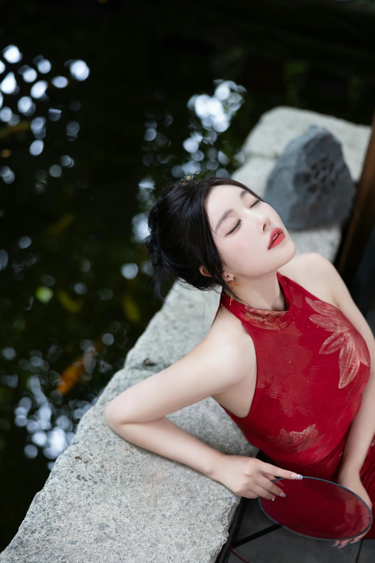 XiuRen 秀人 No.N226 杨晨晨女神性感红色旗袍 - 31
