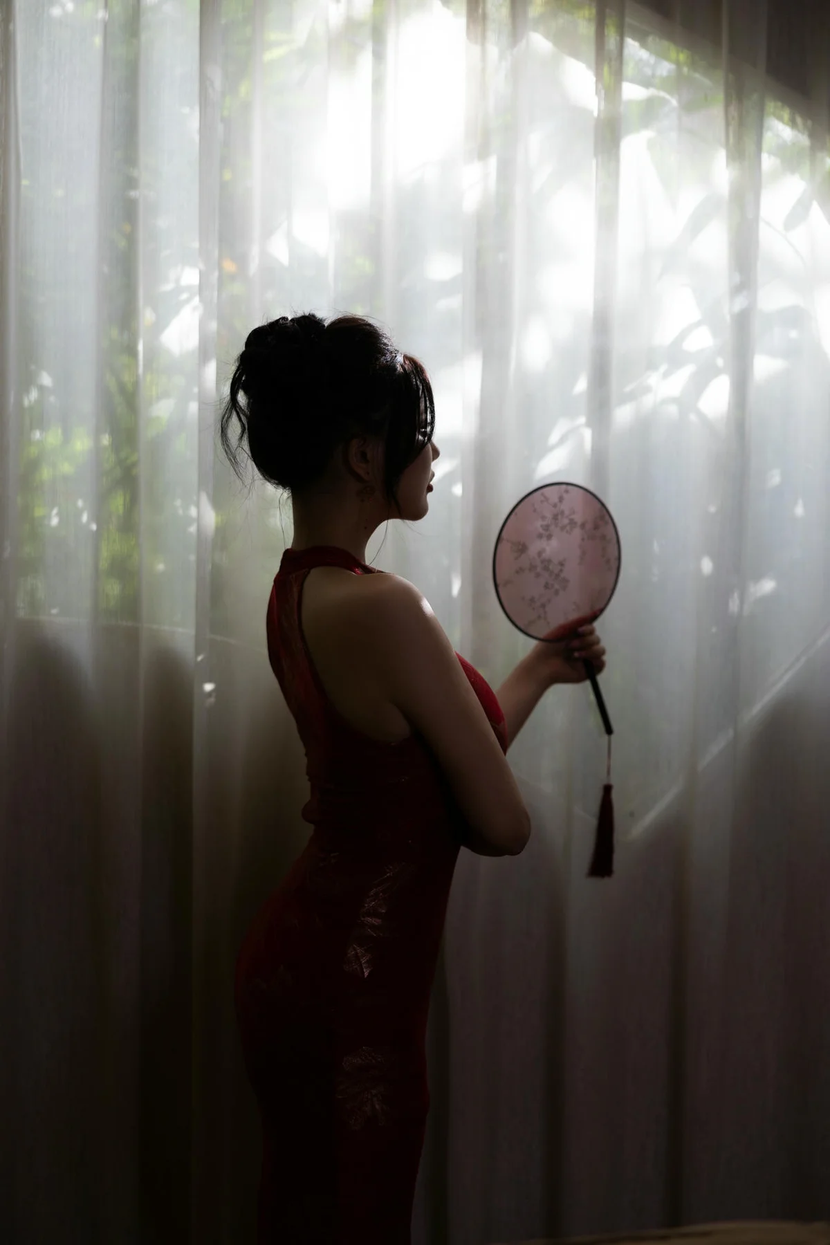 XiuRen 秀人 No.N226 杨晨晨女神性感红色旗袍 - 36