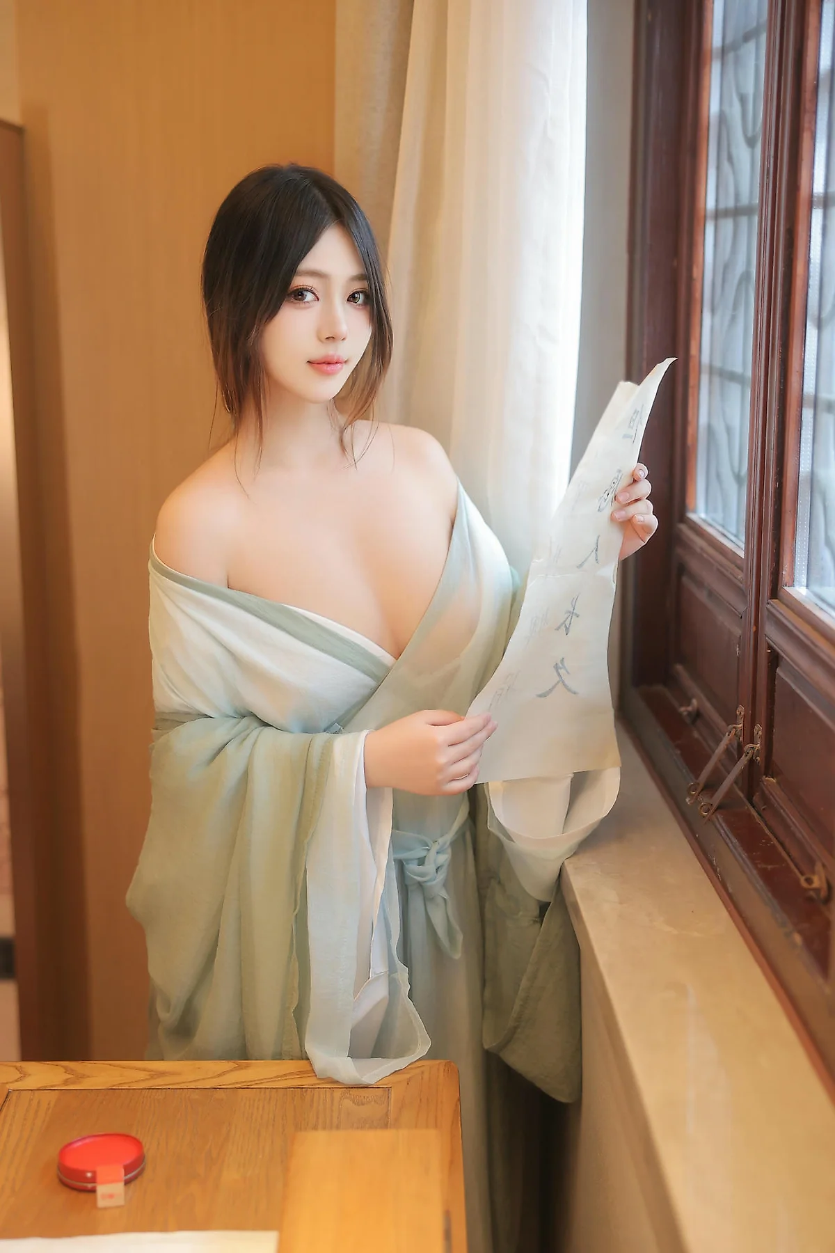 XiuRen 秀人 No.N230 蛋蛋宝美腿爆乳古风汉服 - 17