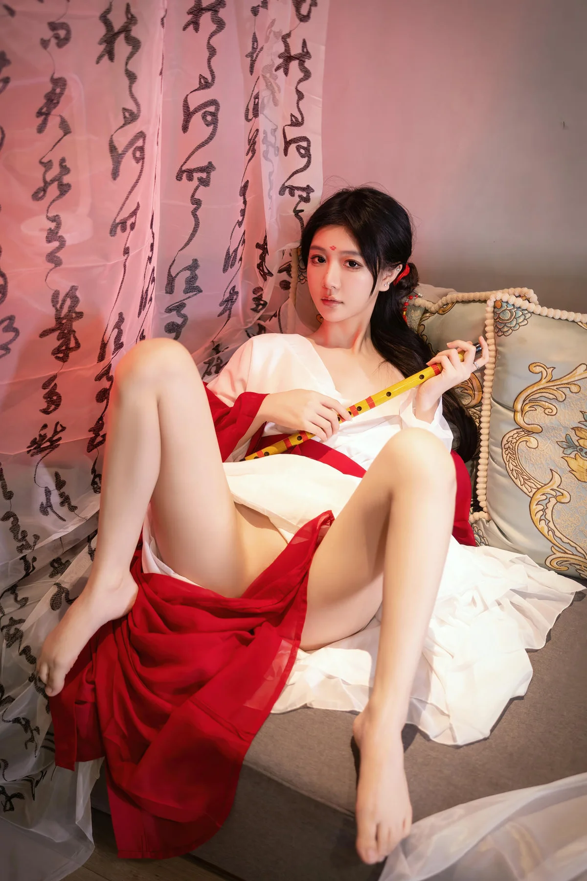 XiuRen 秀人 No.N240 谢小蒽古风制服红袍 - 26