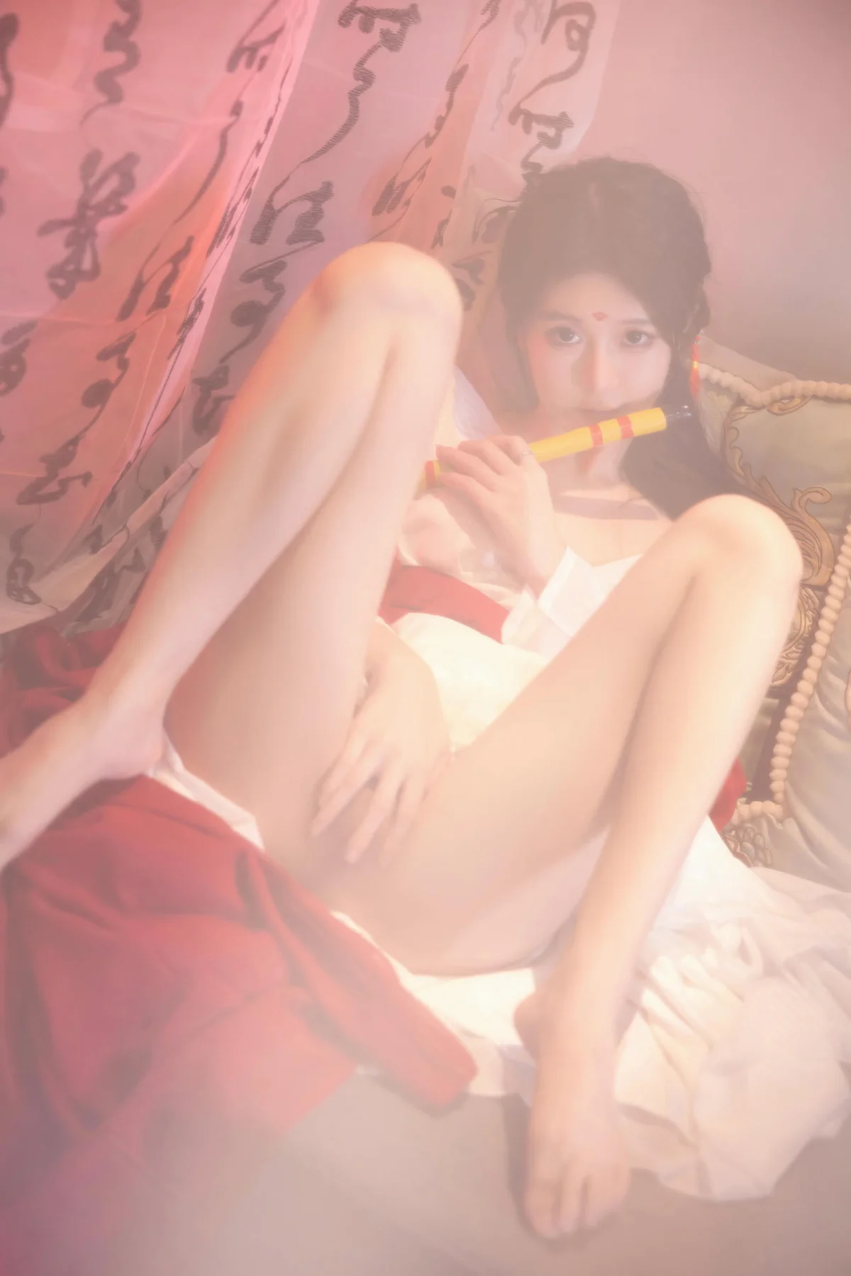 XiuRen 秀人 No.N240 谢小蒽古风制服红袍 - 34