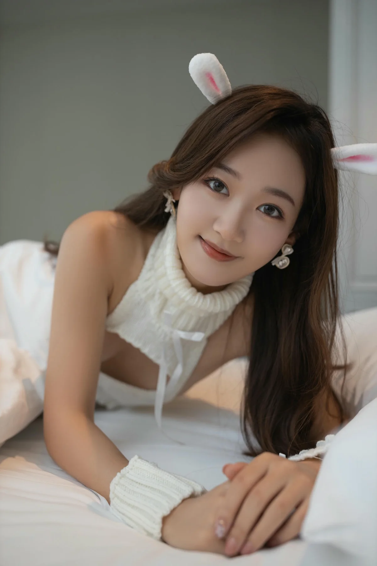 XiuRen 秀人 No.N254 唐安琪 兔子装白丝长腿写真 - 49