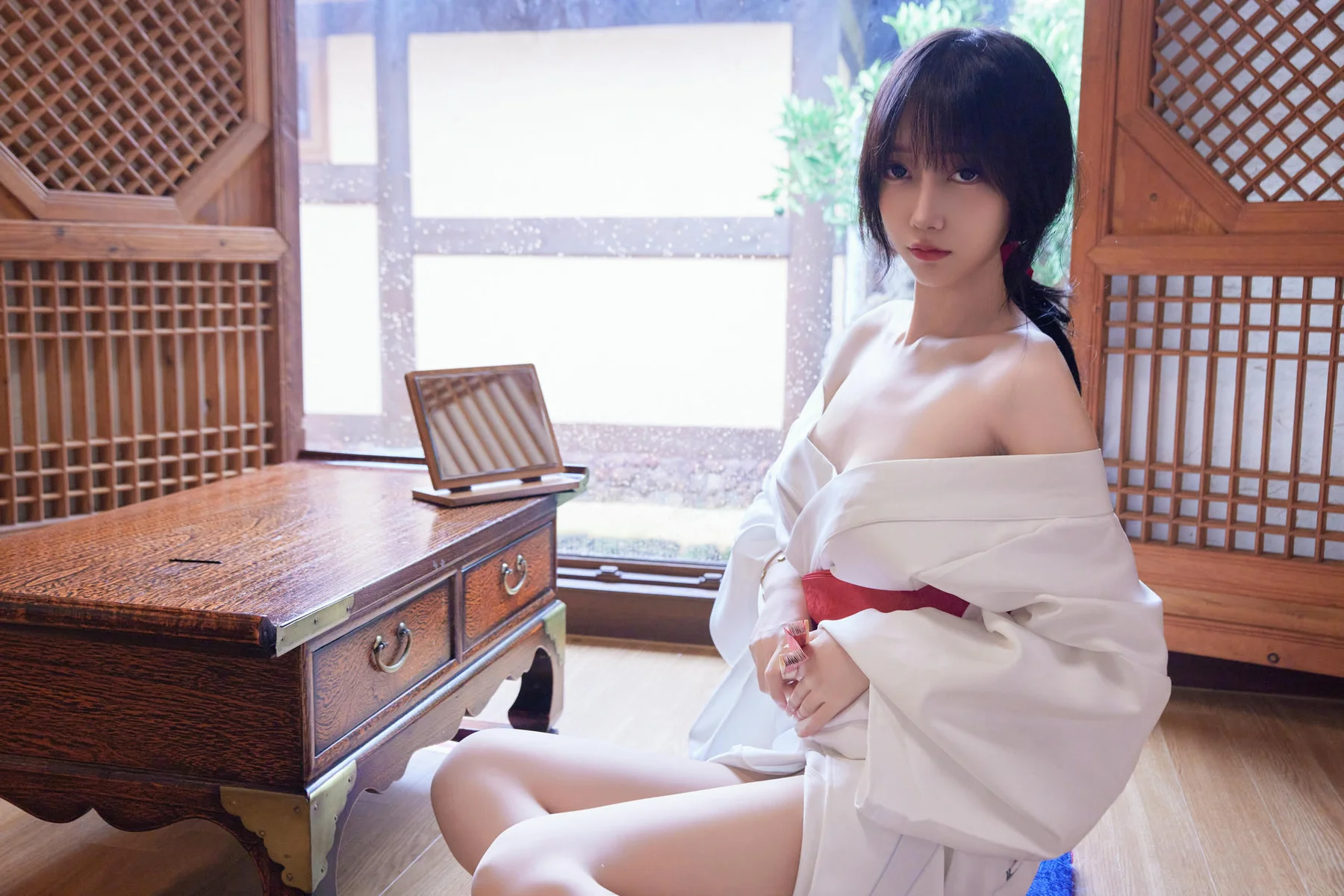 XiuRen 秀人 No.N284 玥儿玥和服制服香肩写真 - 12