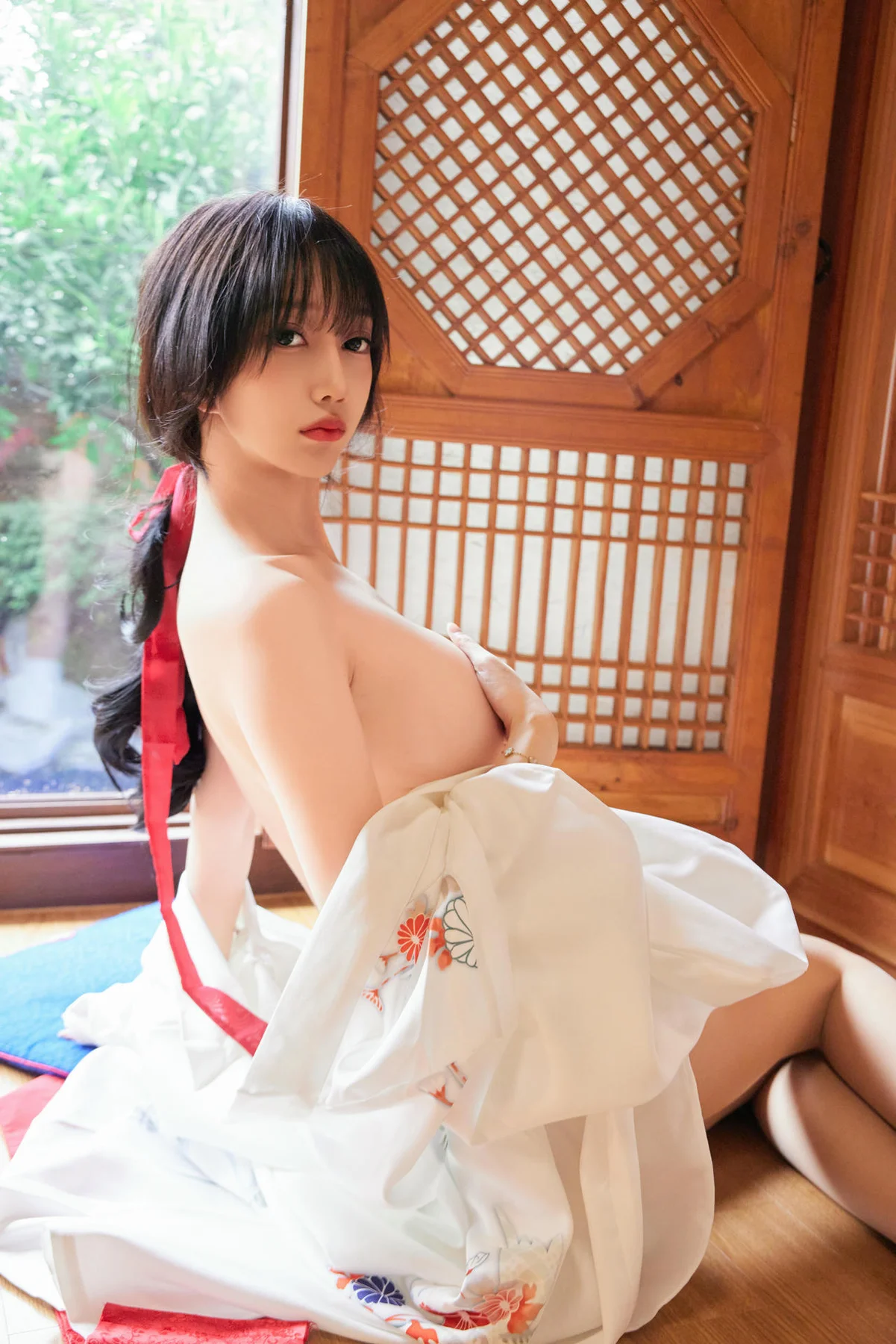 XiuRen 秀人 No.N284 玥儿玥和服制服香肩写真 - 30