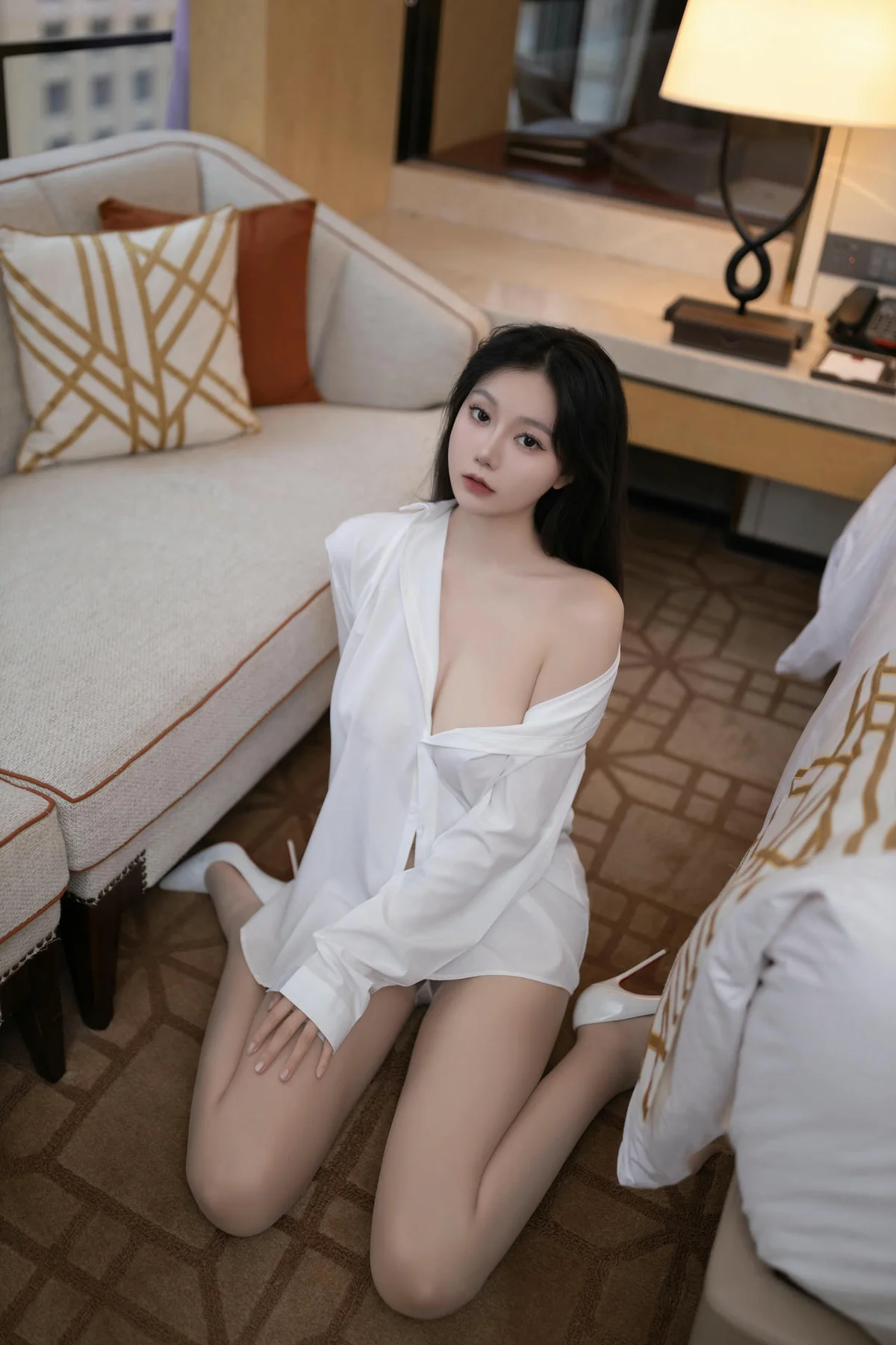 XiuRen 秀人 No.N289 安然anran性感玉体白衬衫 - 36