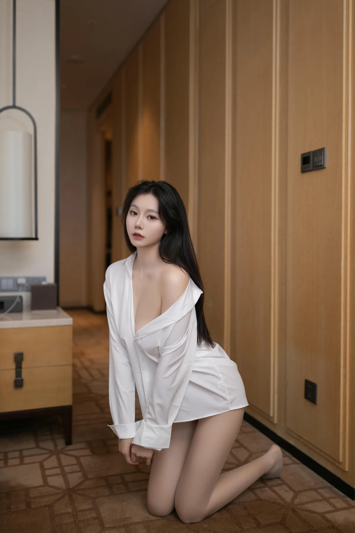 XiuRen 秀人 No.N289 安然anran性感玉体白衬衫 - 46