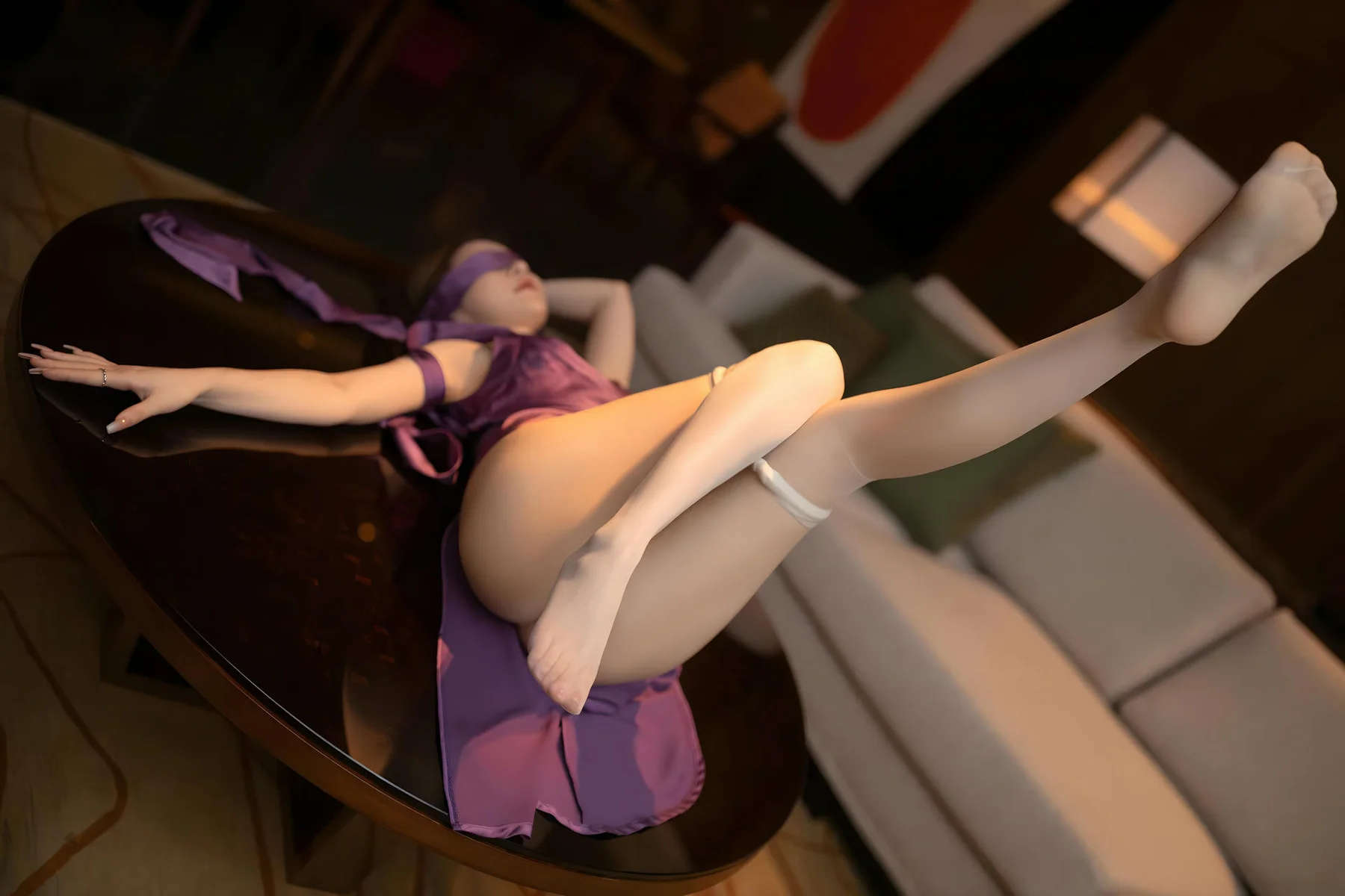 XiuRen 秀人 No.N298 鱼子酱Fish蓝色礼服美腿 - 106