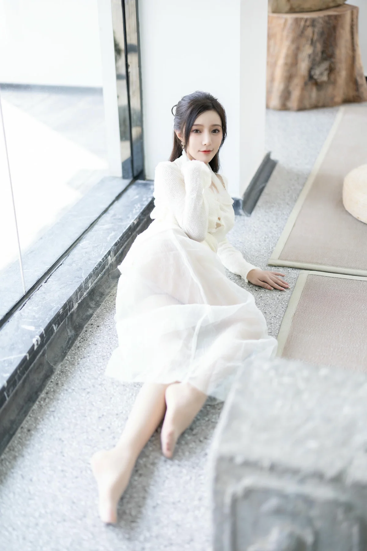 XiuRen 秀人 No.N307 王馨瑶白色长裙气质美女 - 12