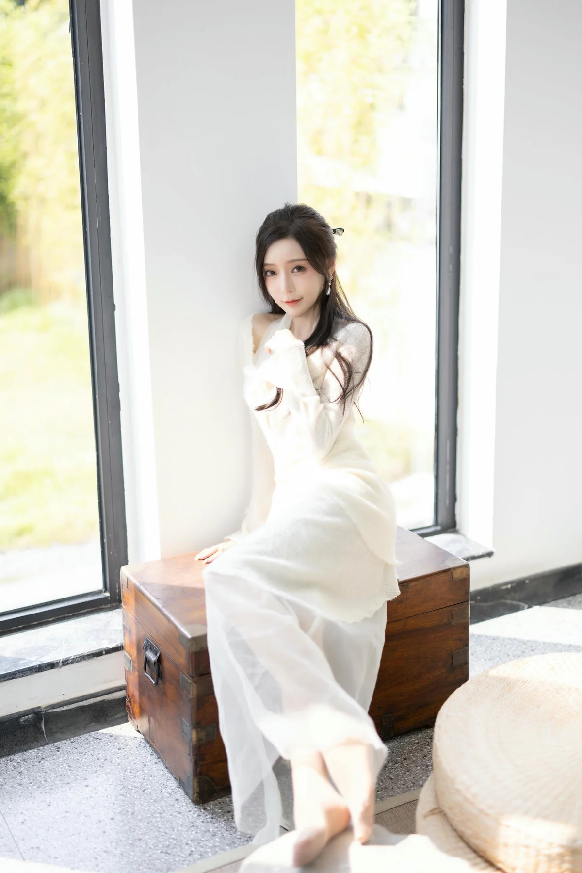 XiuRen 秀人 No.N307 王馨瑶白色长裙气质美女 - 13