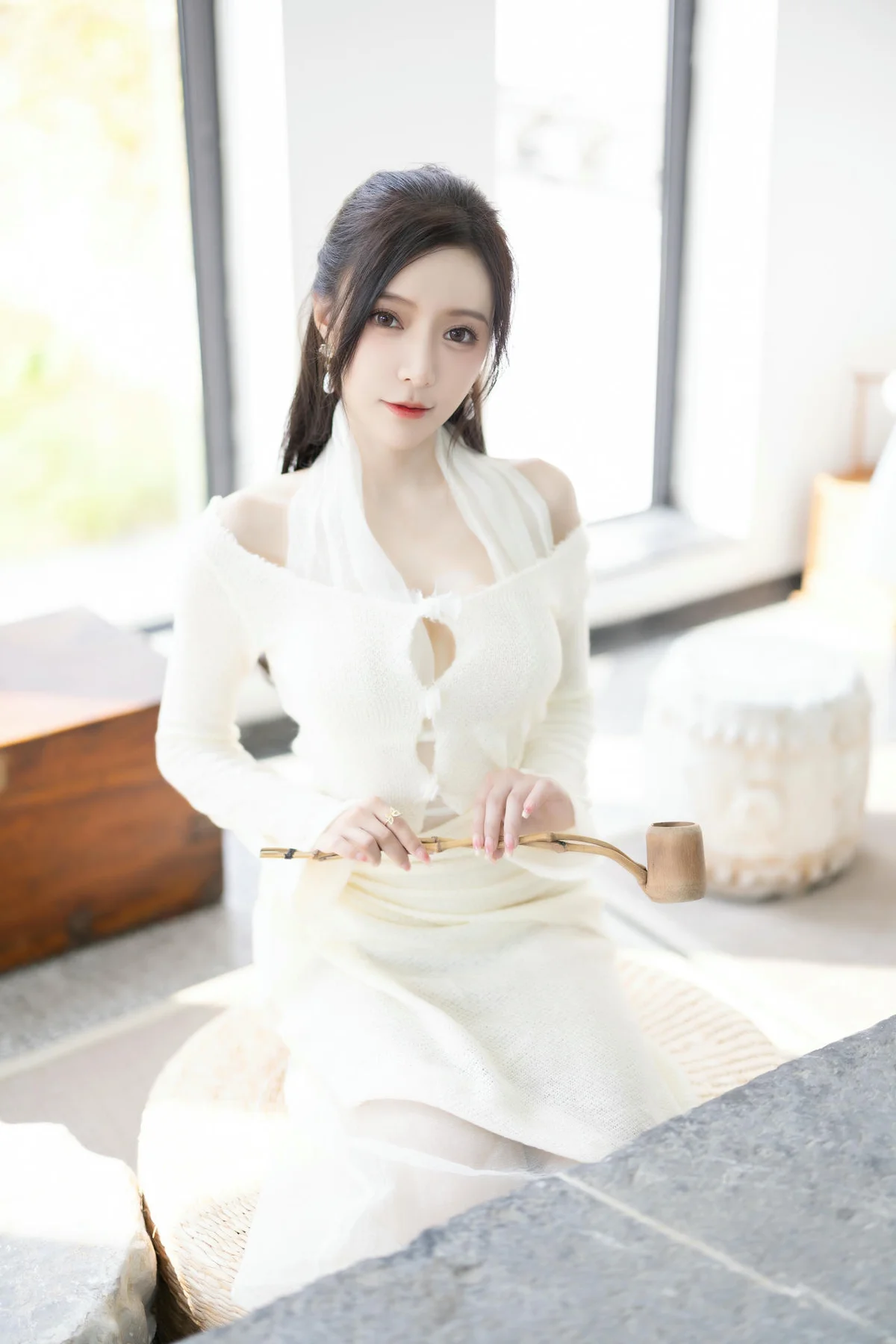XiuRen 秀人 No.N307 王馨瑶白色长裙气质美女 - 17