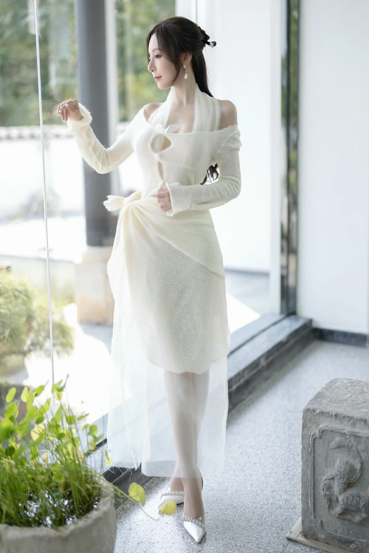 XiuRen 秀人 No.N307 王馨瑶白色长裙气质美女 - 20