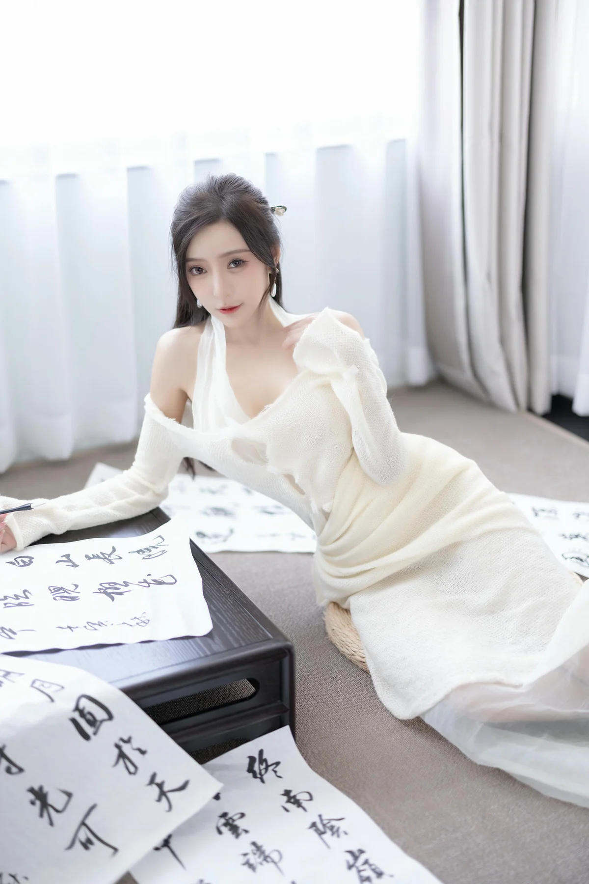 XiuRen 秀人 No.N307 王馨瑶白色长裙气质美女 - 23