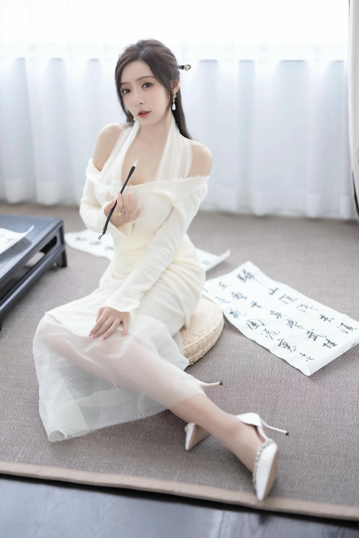 XiuRen 秀人 No.N307 王馨瑶白色长裙气质美女 - 24