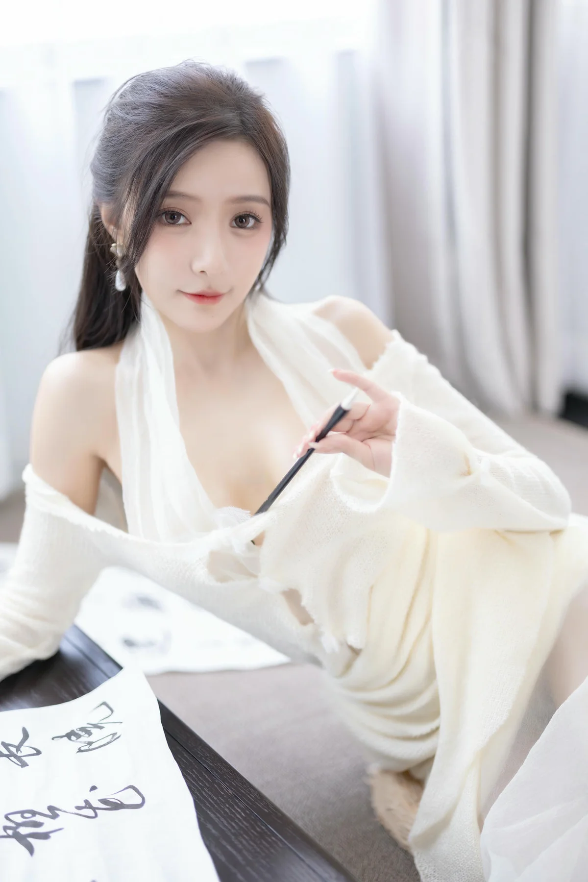XiuRen 秀人 No.N307 王馨瑶白色长裙气质美女 - 28