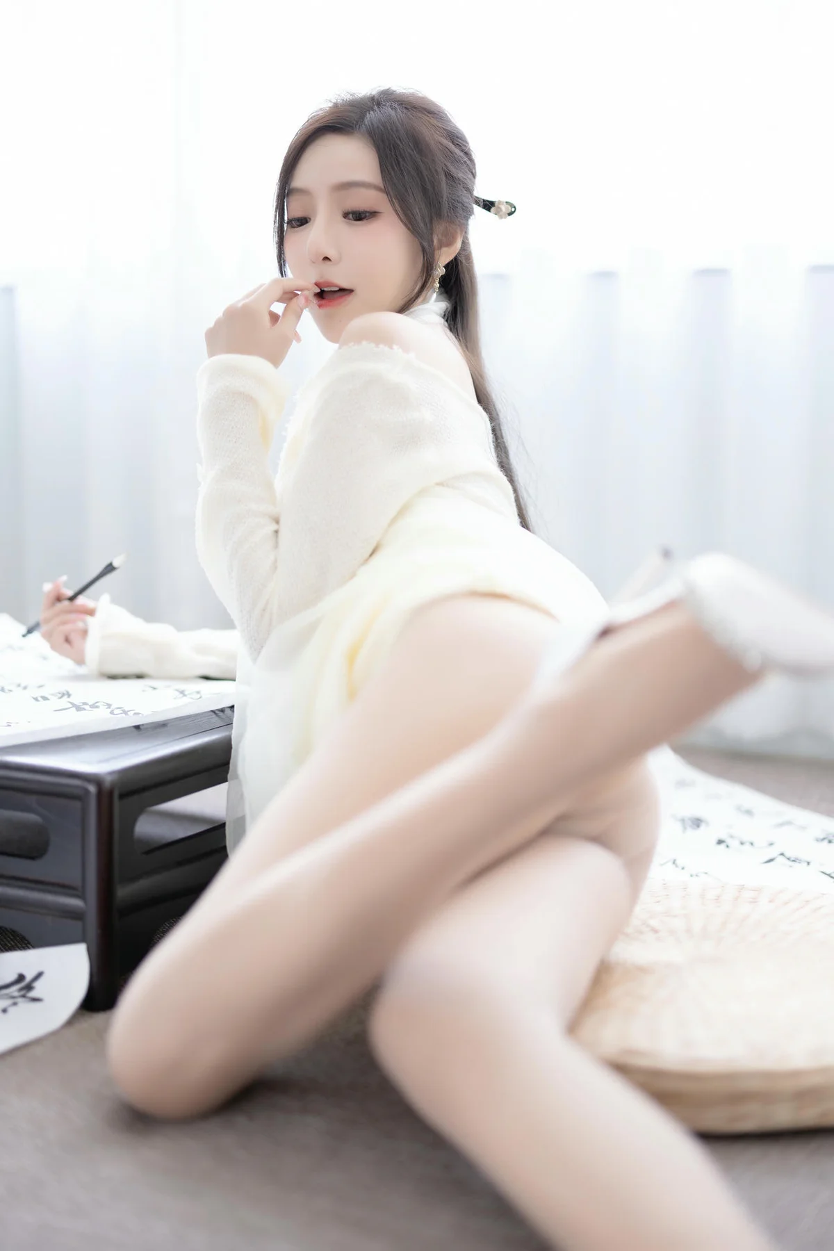 XiuRen 秀人 No.N307 王馨瑶白色长裙气质美女 - 32