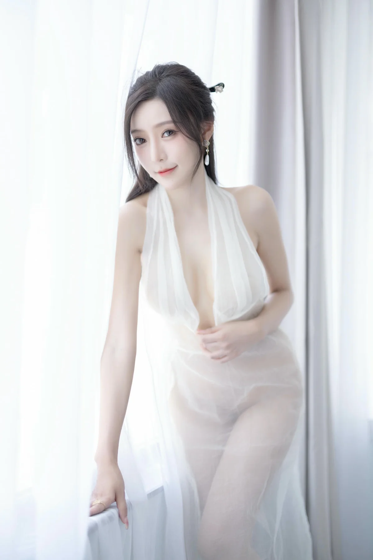 XiuRen 秀人 No.N307 王馨瑶白色长裙气质美女 - 55