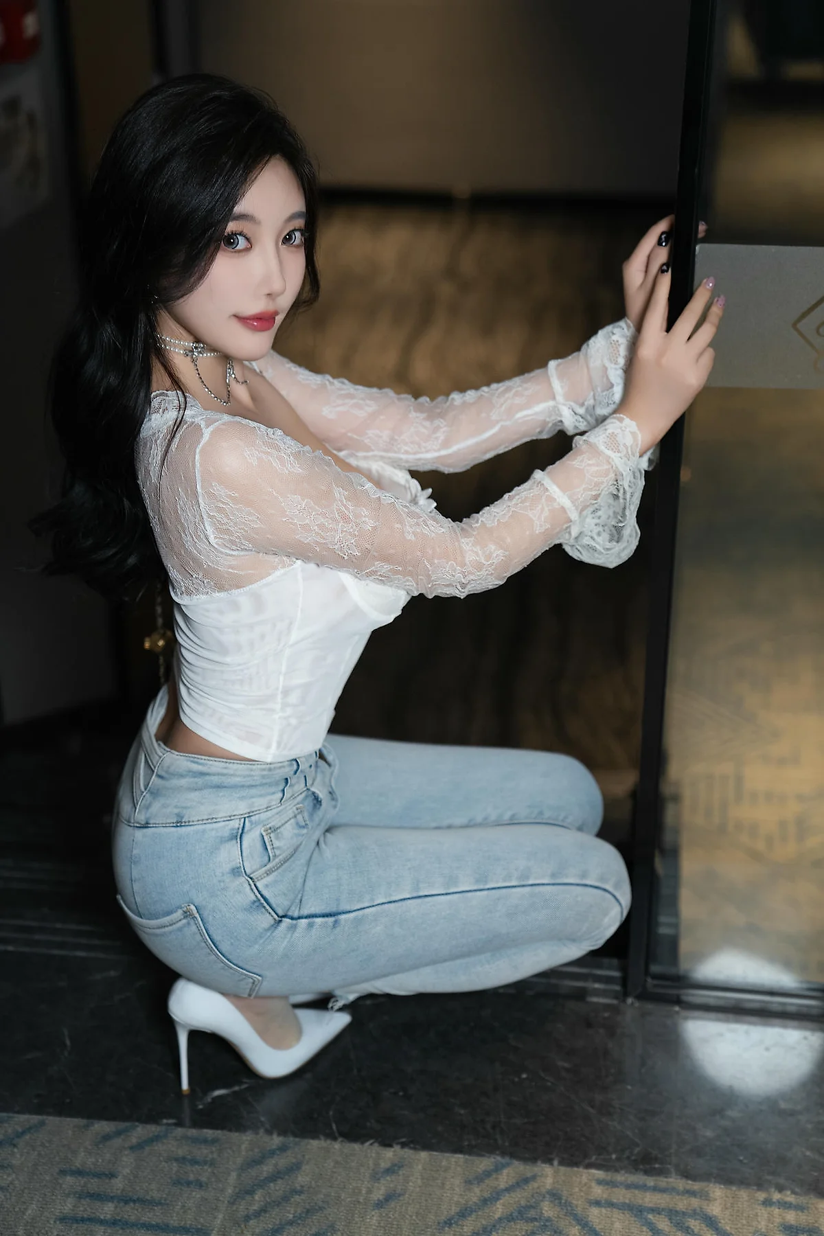 XiuRen 秀人 No.N330 杨晨晨爆乳白丝女神写真 - 15