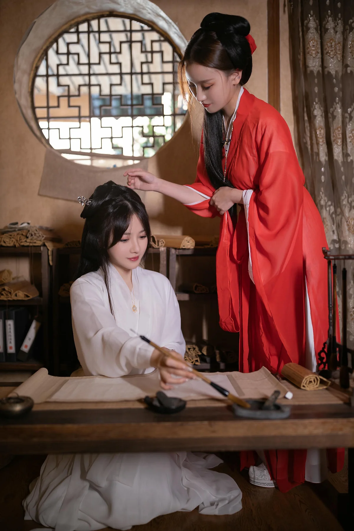 XiuRen 秀人 No.N336 鱼子酱Fish双人古装写真 - 70