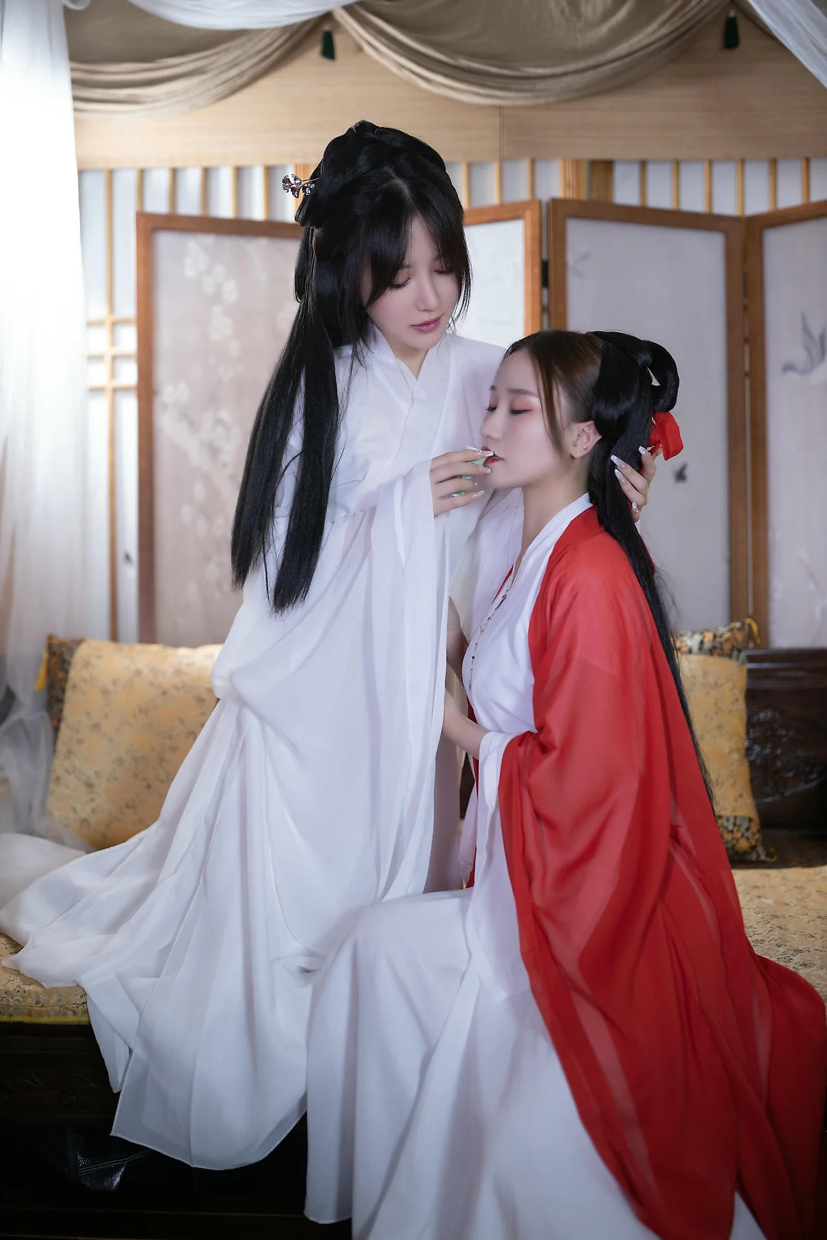 XiuRen 秀人 No.N336 鱼子酱Fish双人古装写真 - 133
