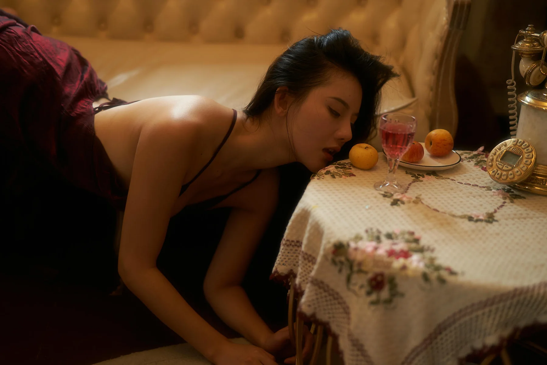 XiuRen 秀人 No.N339 就是阿朱啊蕾丝连体衣情趣 - 50