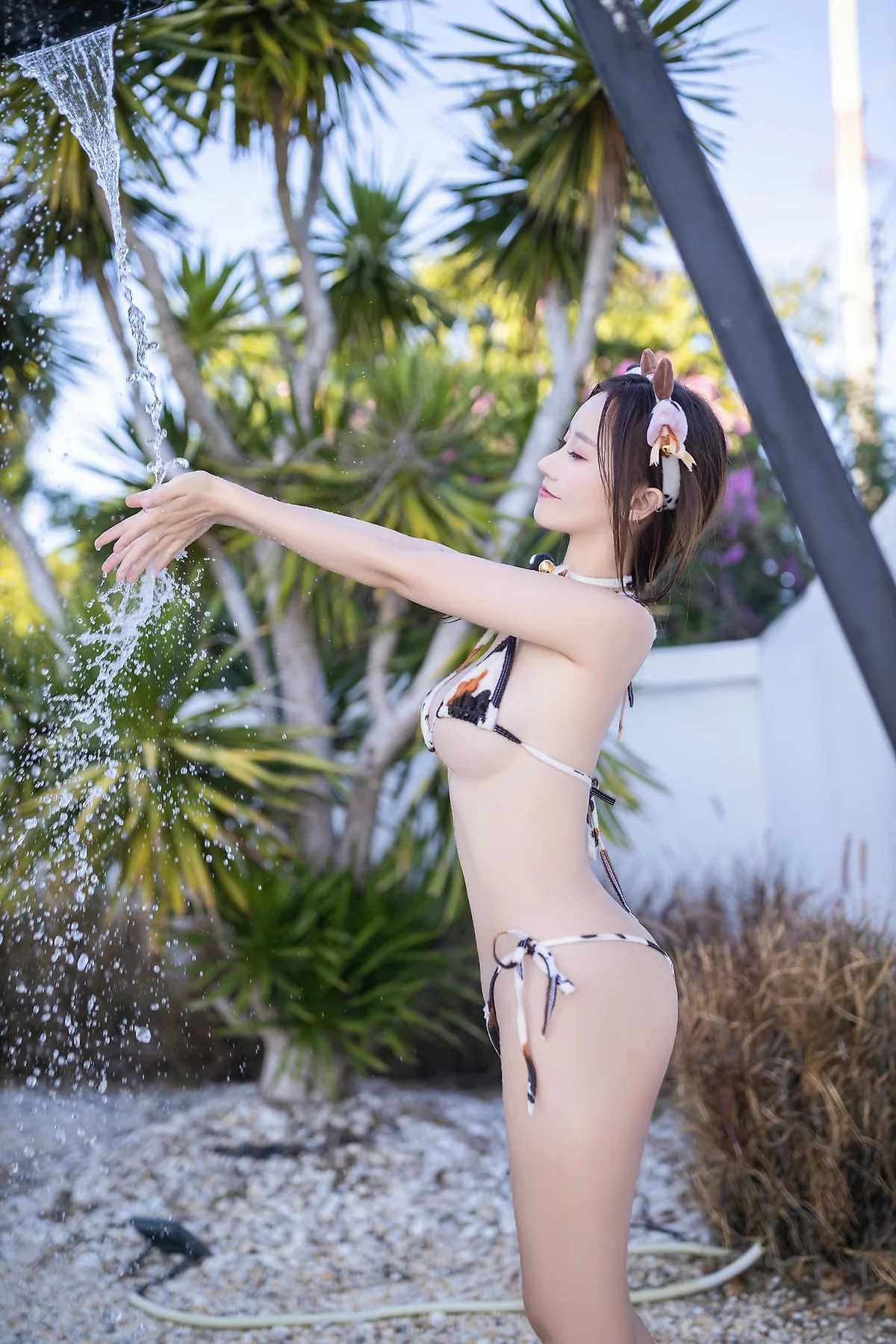 XiuRen 秀人 No.N347 杏子情趣奶牛翘臀黑丝 - 67