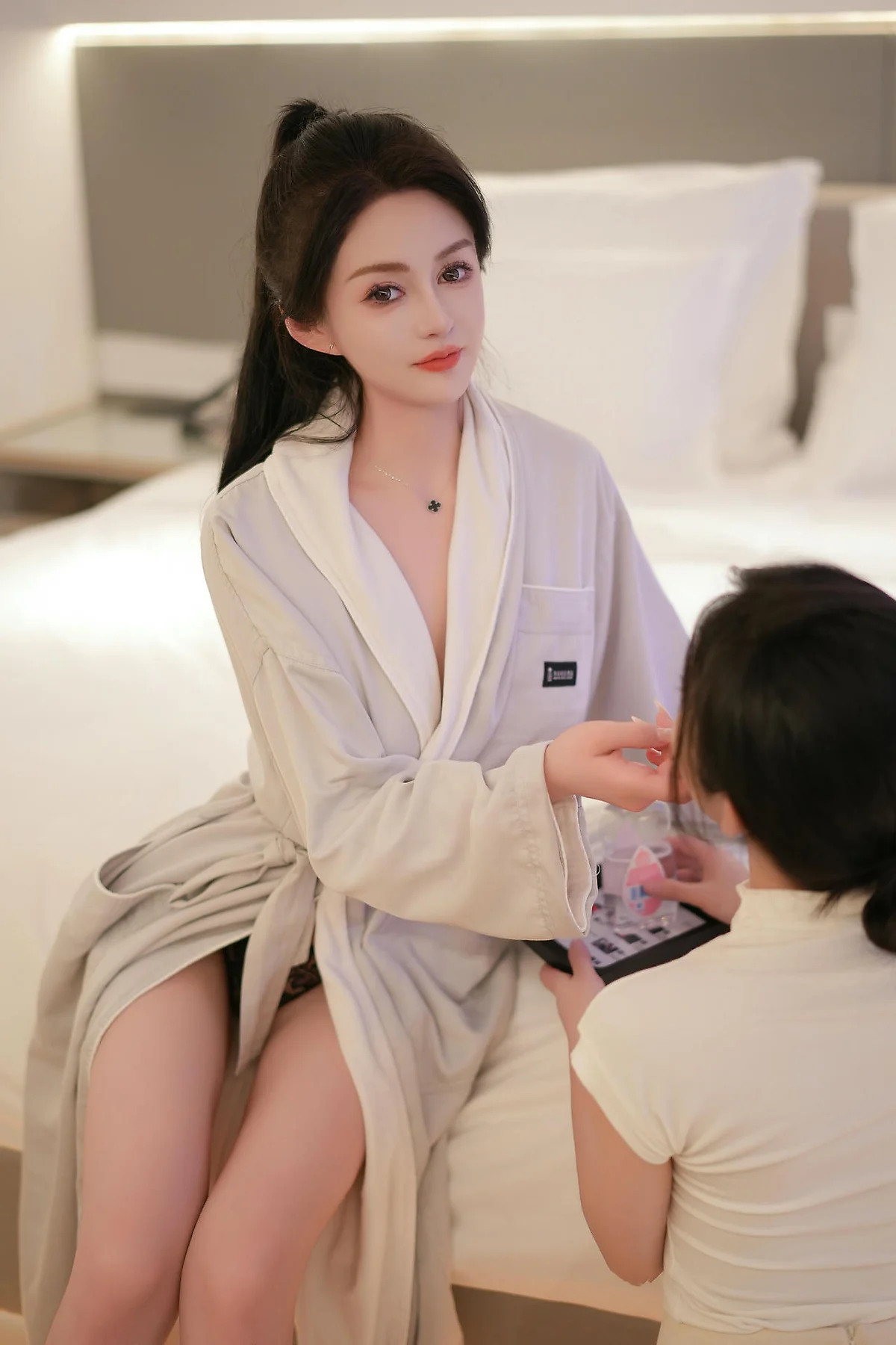 XiuRen 秀人 No.N352 林幼一&谭小灵双人精油写真 - 15