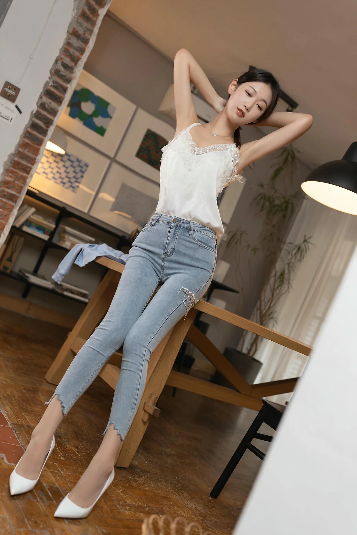 XiuRen 秀人 No.N353 唐安琪长腿牛仔裤女神写真 - 38