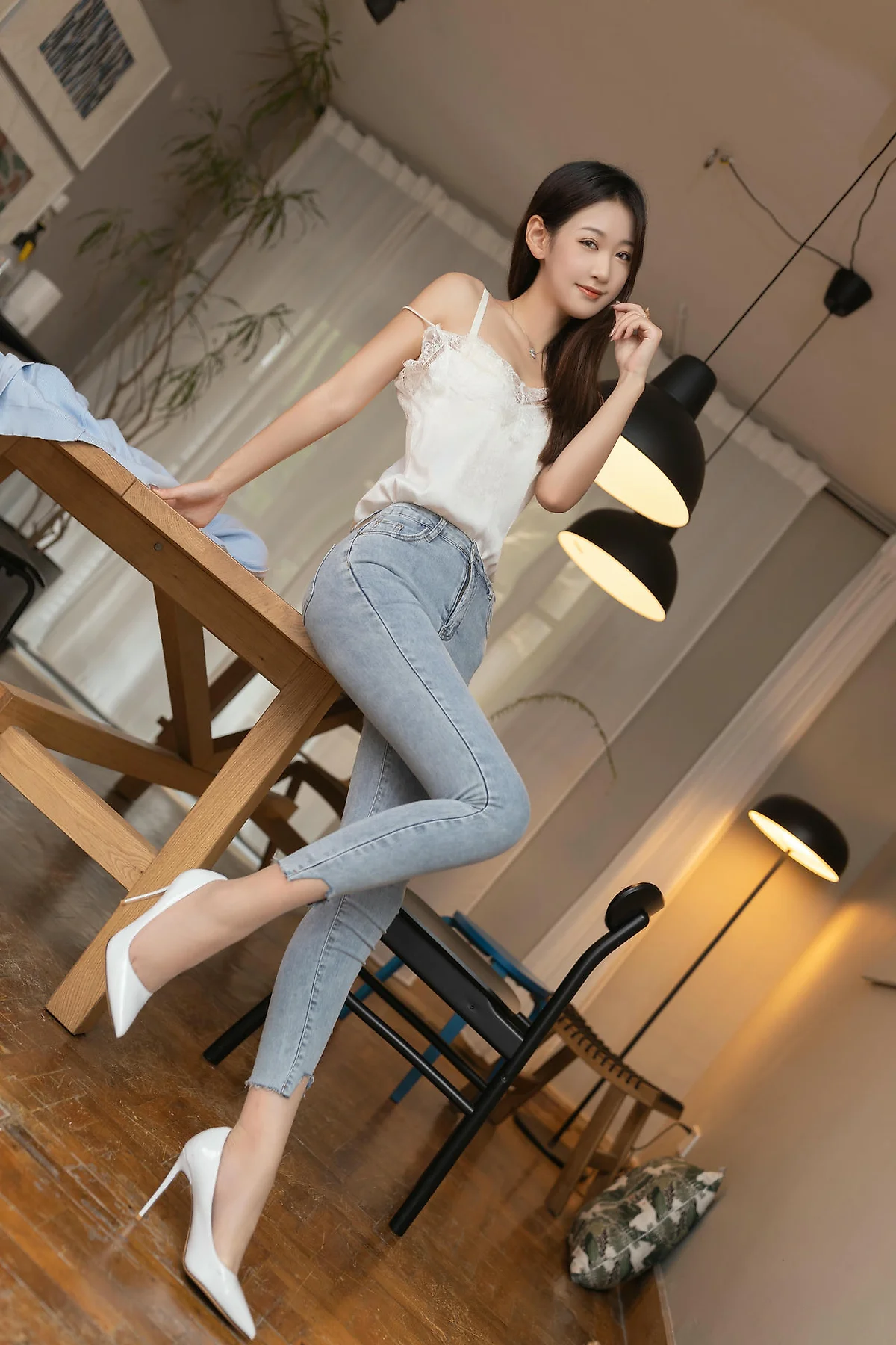 XiuRen 秀人 No.N353 唐安琪长腿牛仔裤女神写真 - 40
