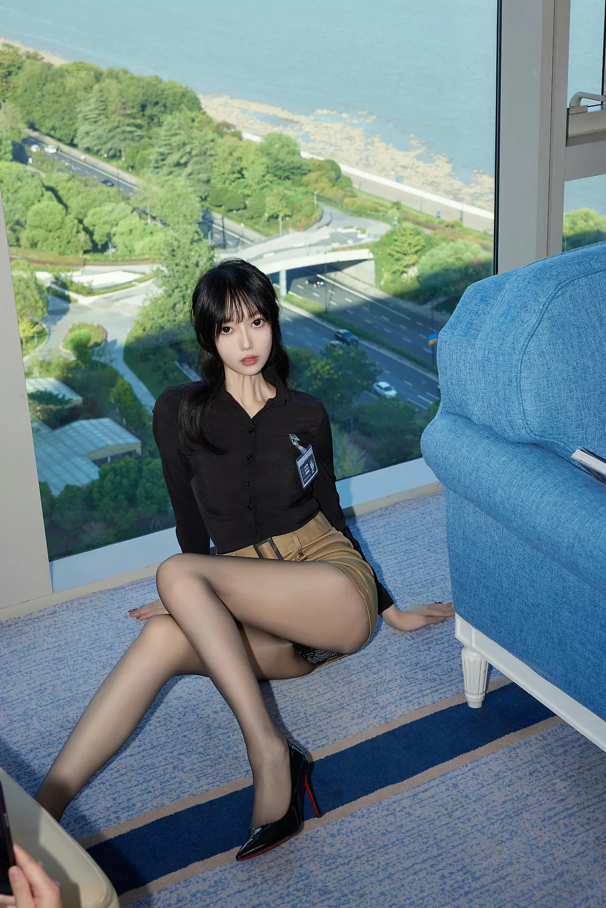 XiuRen 秀人 No.N367 玥儿玥黑丝红带玉体 - 20