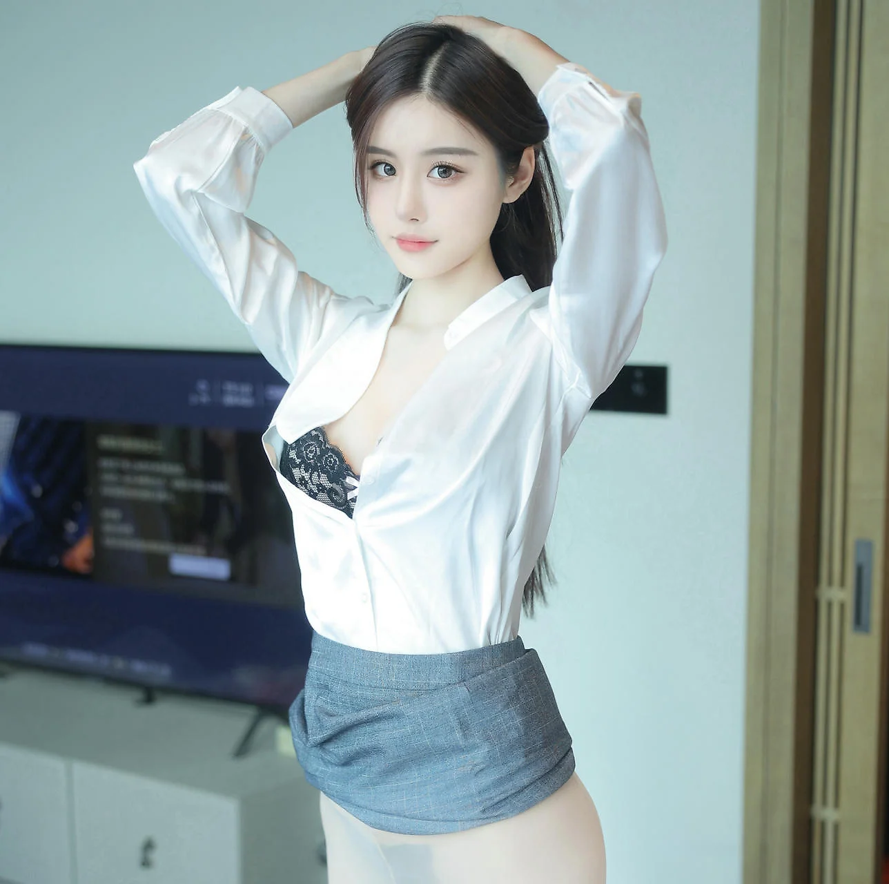 XiuRen 秀人 No.N369 晚苏susu职业装制服写真 - 23