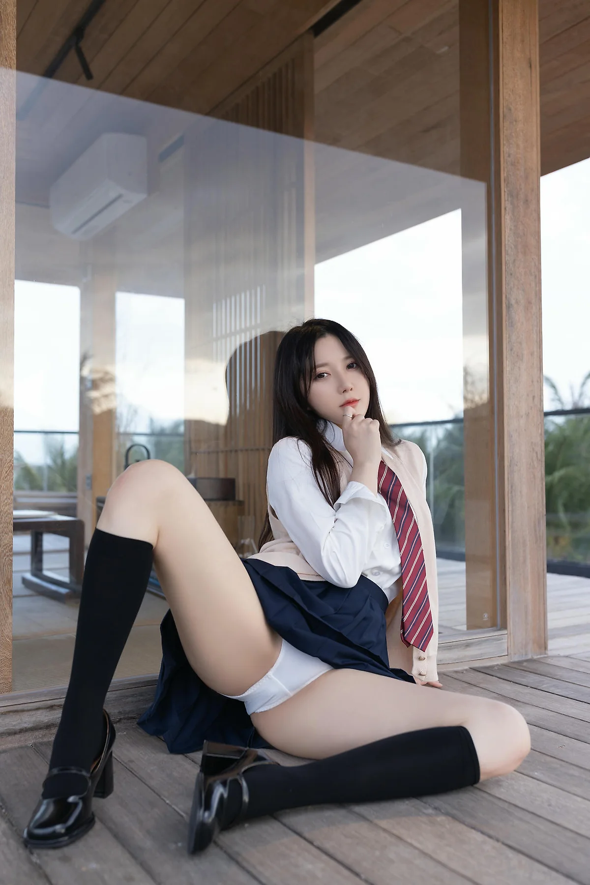 XiuRen 秀人 No.N373 鱼子酱Fish超短jk裙学生美女 - 19